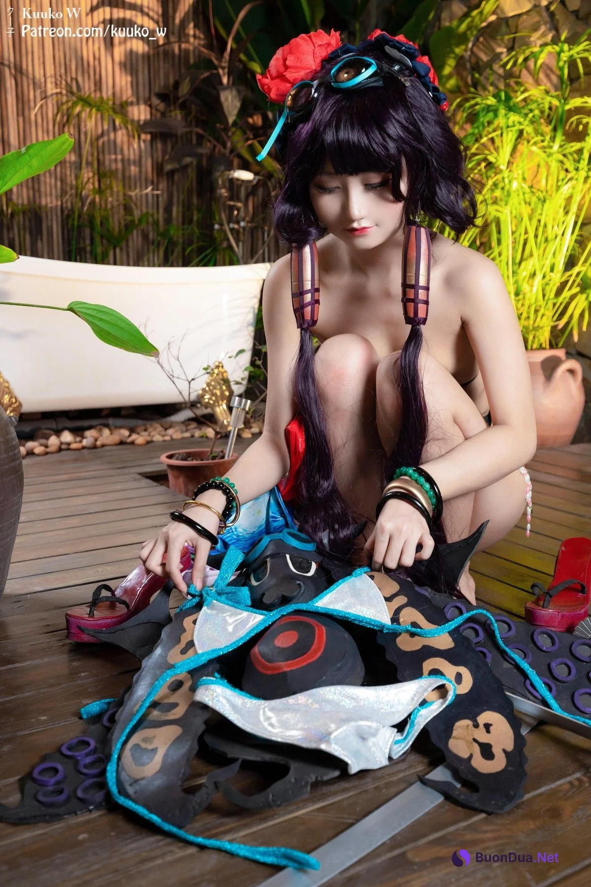 Cosplay KuukoW クー子 Houkusai Saber - Photo 9