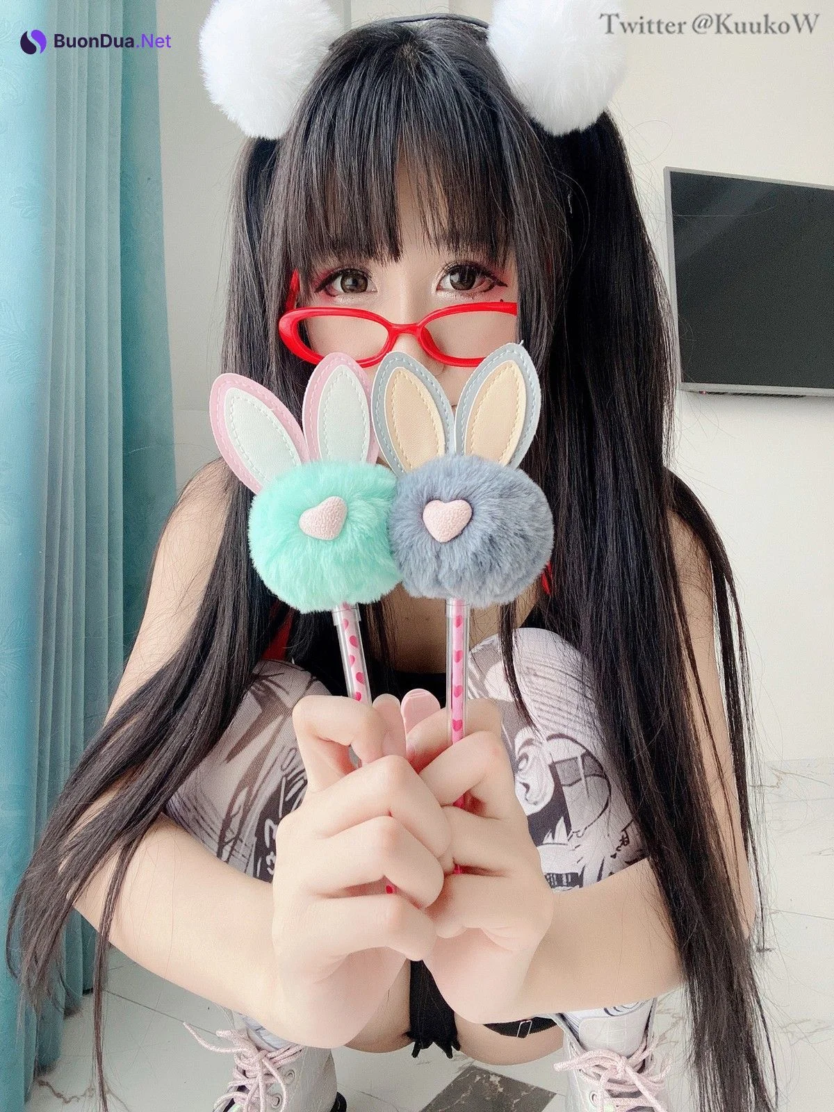 Cosplay KuukoW クー子 Megane Chan - Photo 15