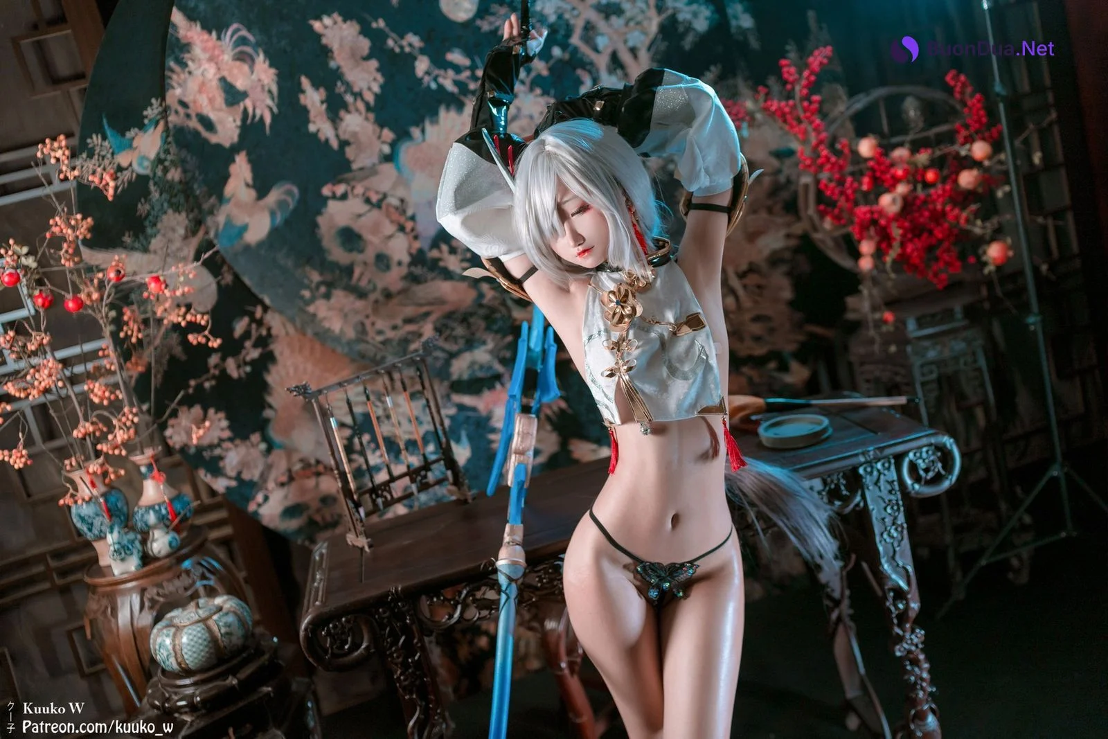 Cosplay KuukoW クー子 Shenhe 申鹤 - Photo 11