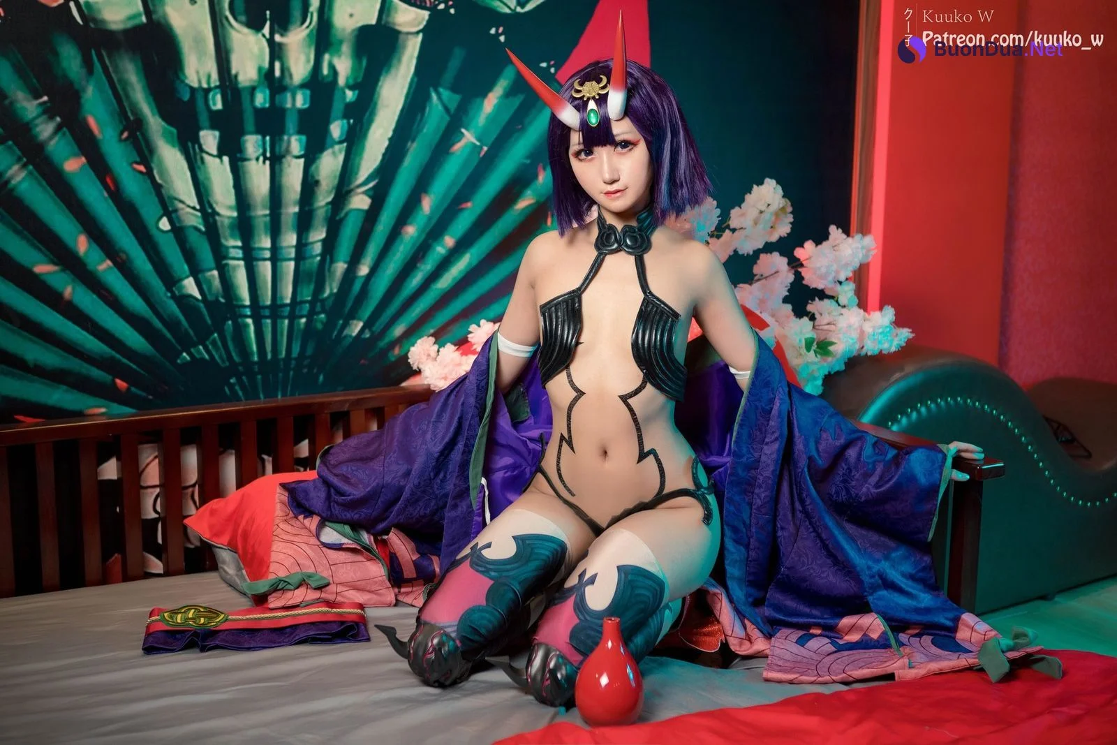 Cosplay KuukoW クー子 Shuten Douji - Photo 11