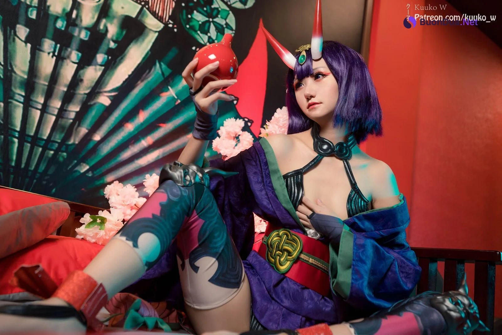 Cosplay KuukoW クー子 Shuten Douji - Photo 4