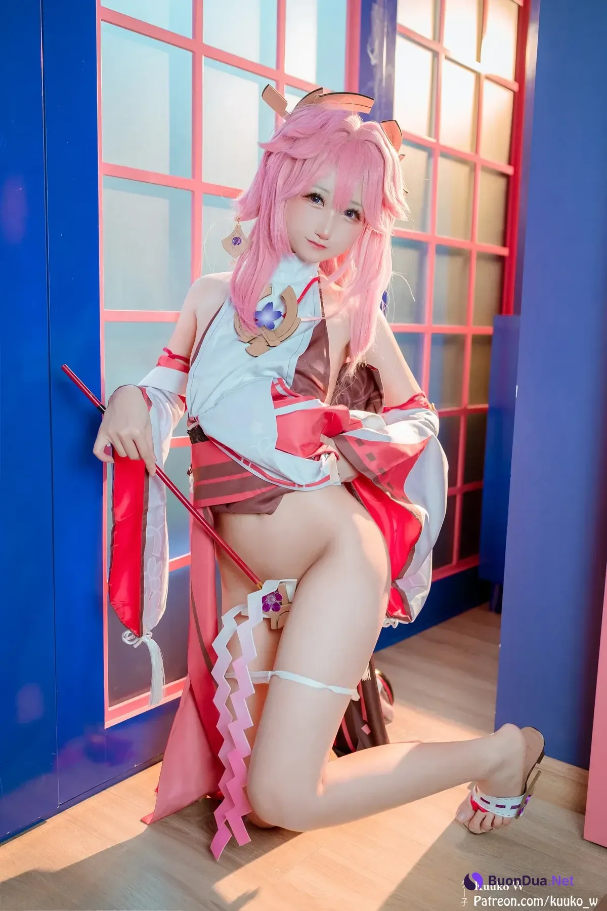 Cosplay KuukoW クー子 – Yae Miko - Photo 11