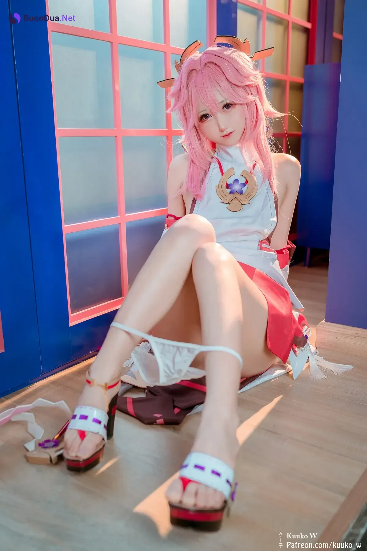 Cosplay KuukoW クー子 – Yae Miko - Photo 12