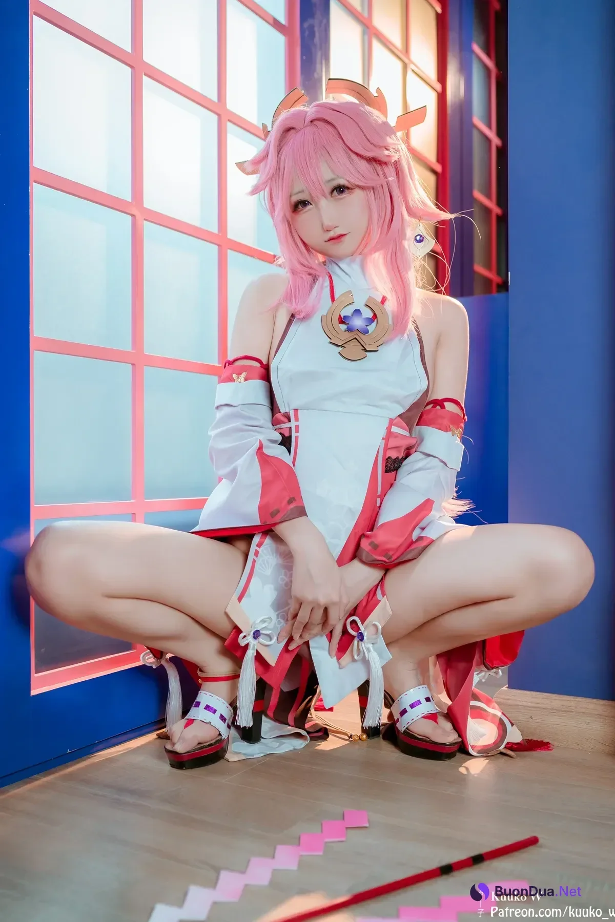 Cosplay KuukoW クー子 – Yae Miko - Photo 4