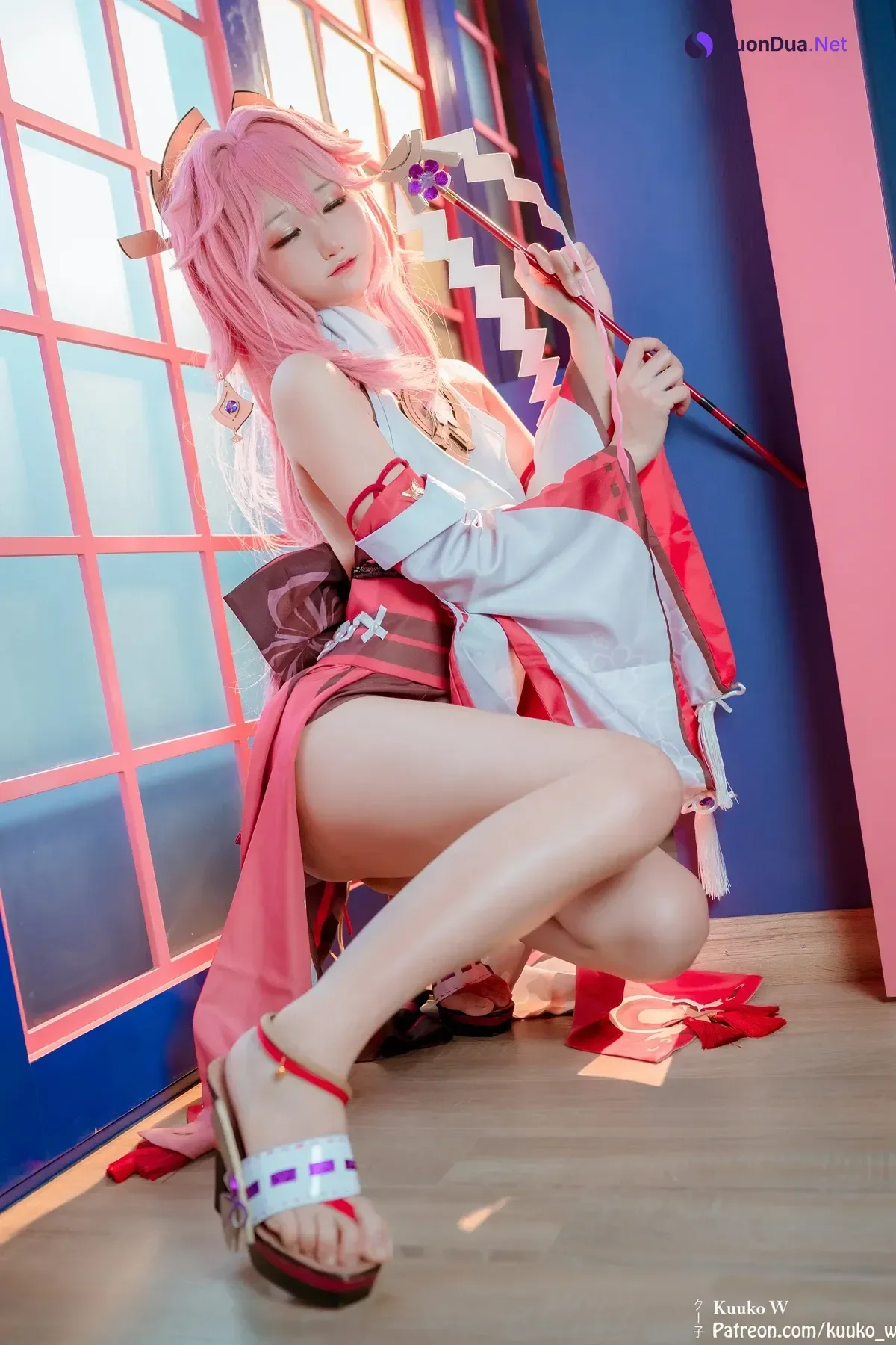 Cosplay KuukoW クー子 – Yae Miko - Photo 6