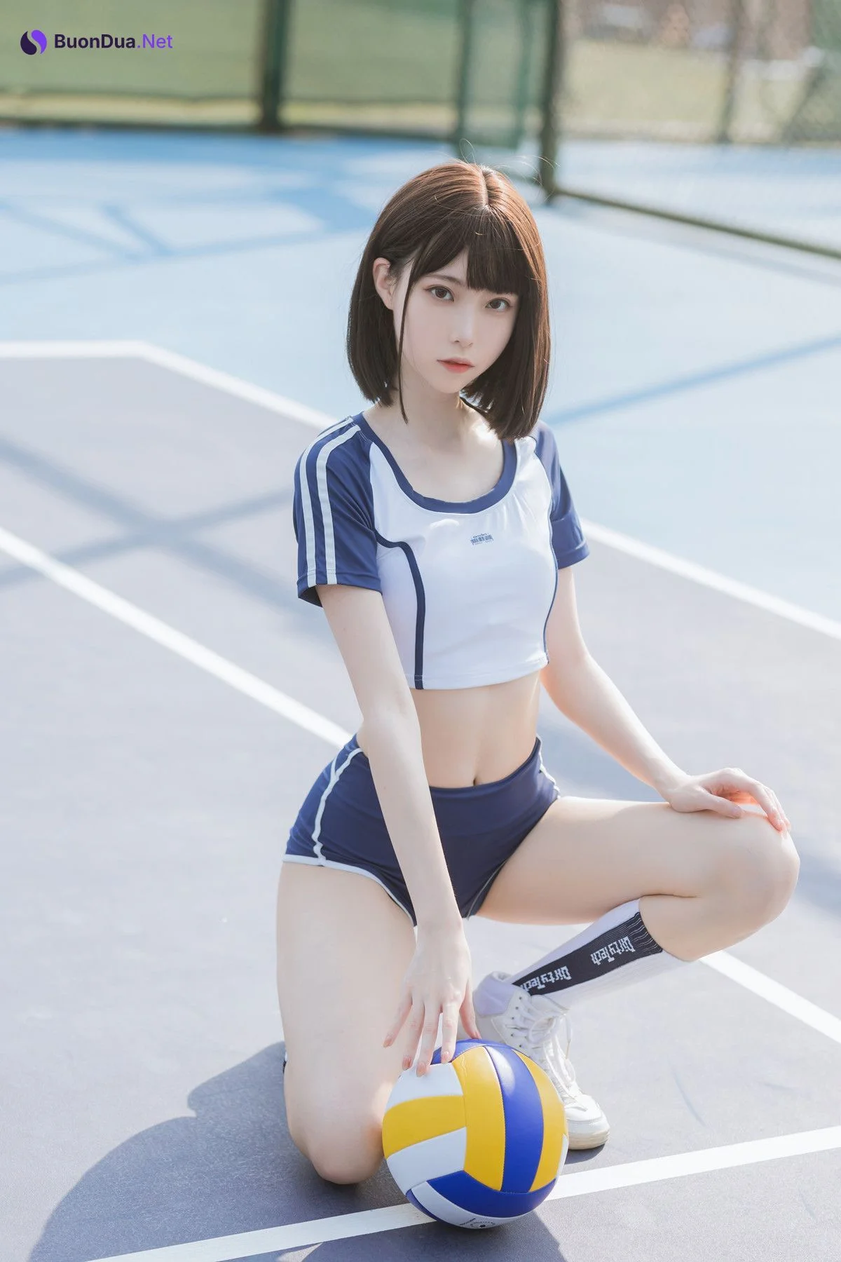 Cosplay 许岚LAN – 夏日运动服 - 写真 13