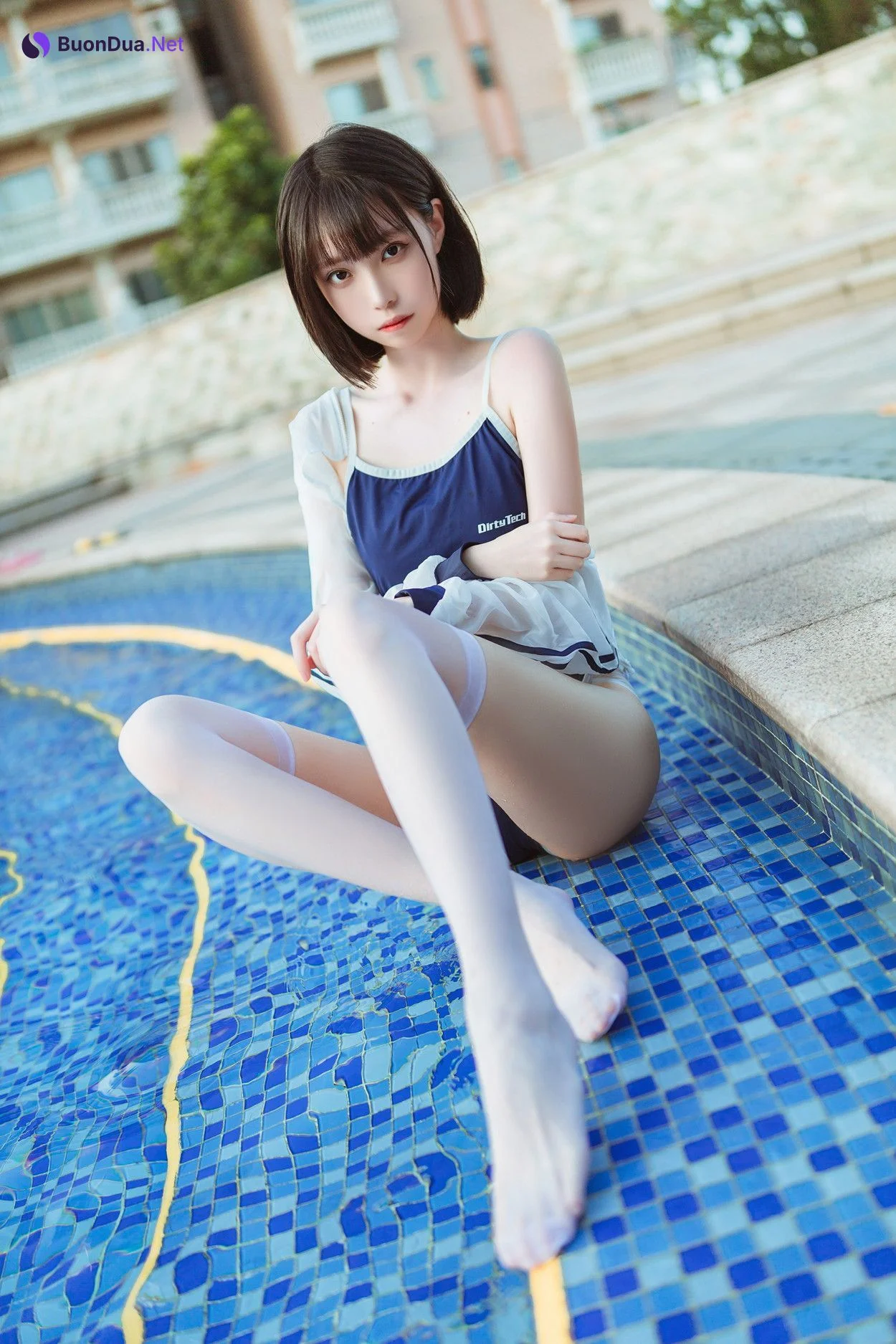 Cosplay 许岚LAN 泳池竟泳 - รูปภาพ 13