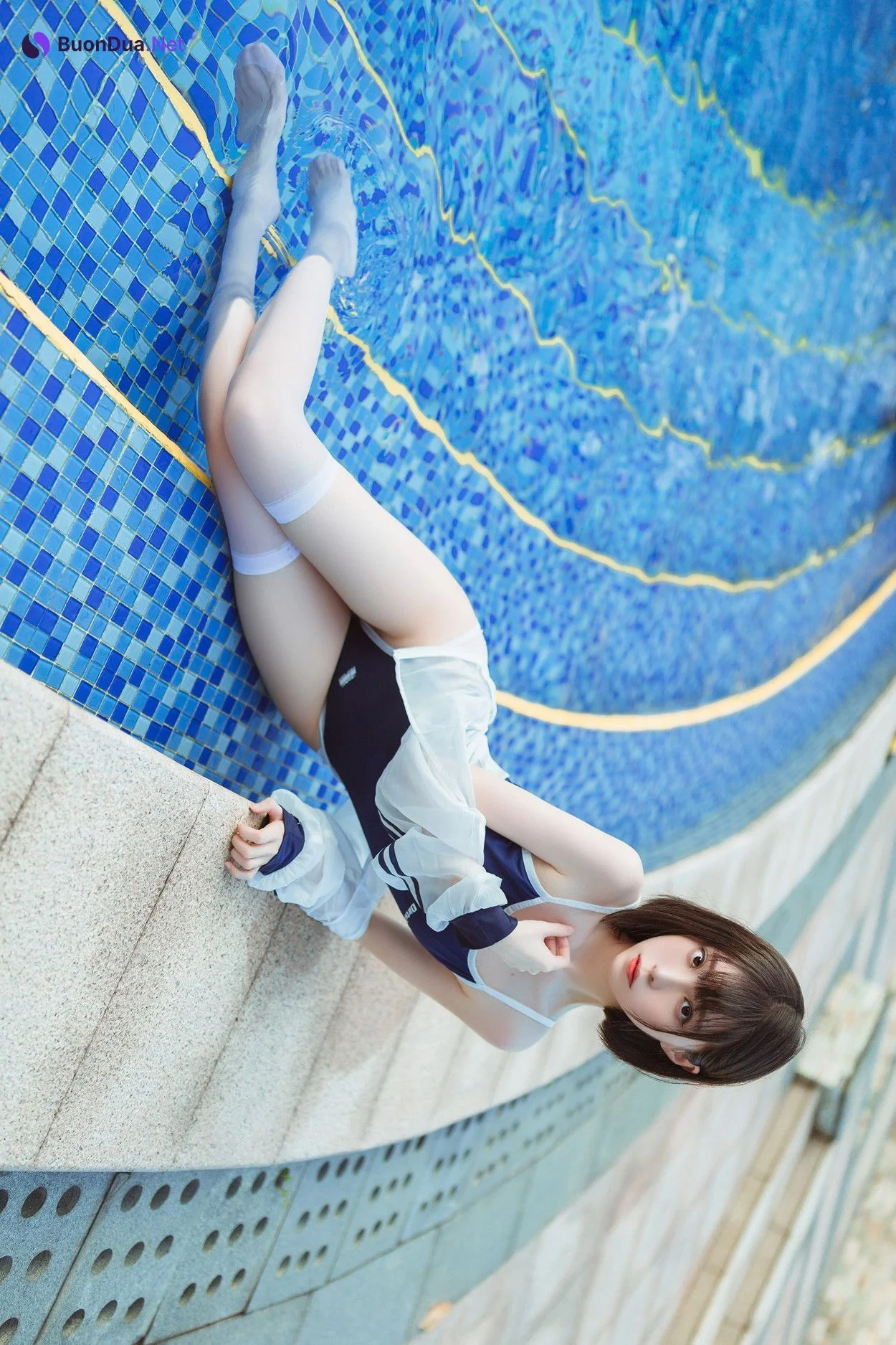 Cosplay 许岚LAN 泳池竟泳 - รูปภาพ 20