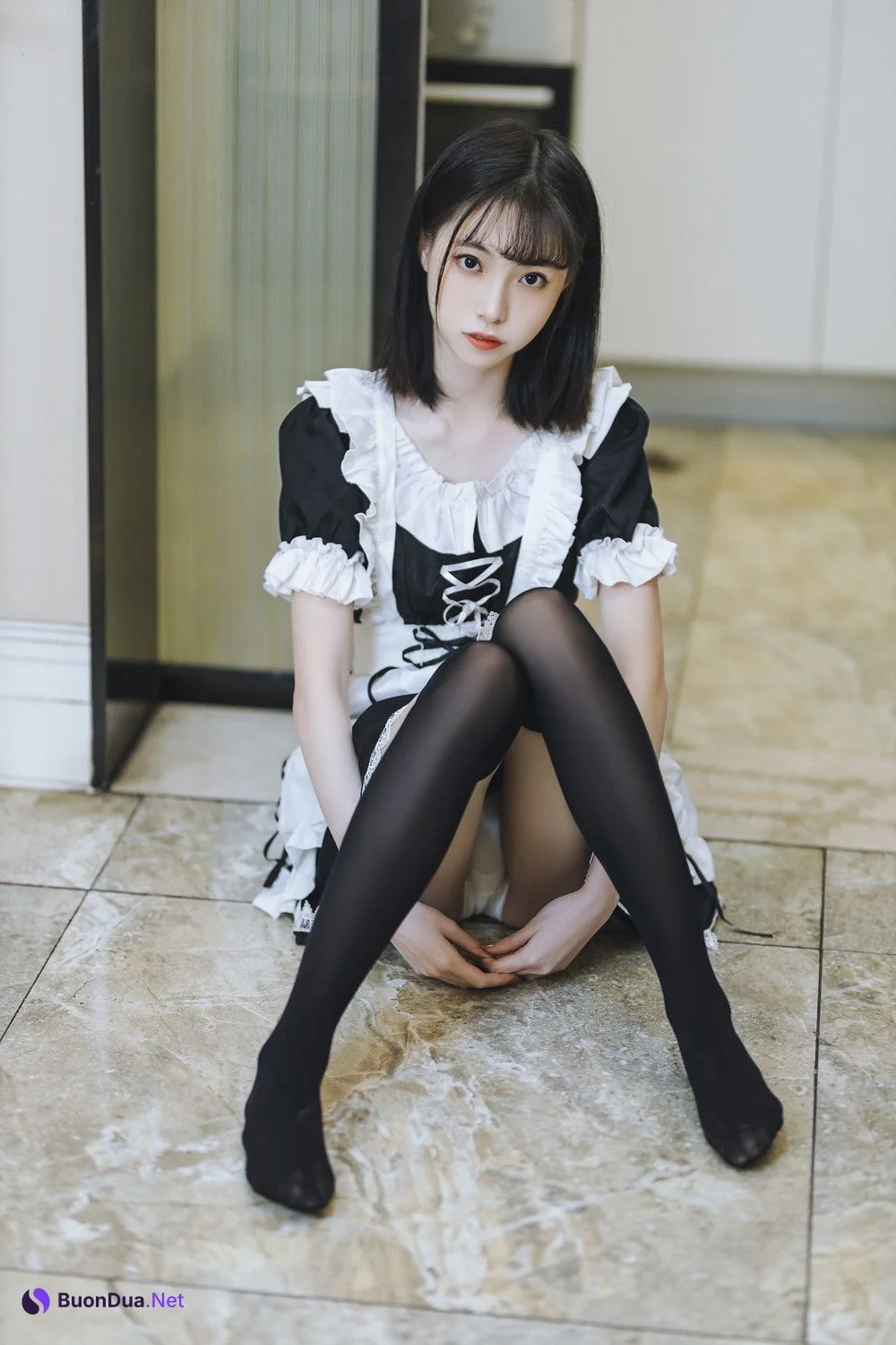 Cosplay 许岚LAN – 短裙女佣 - Photo 10