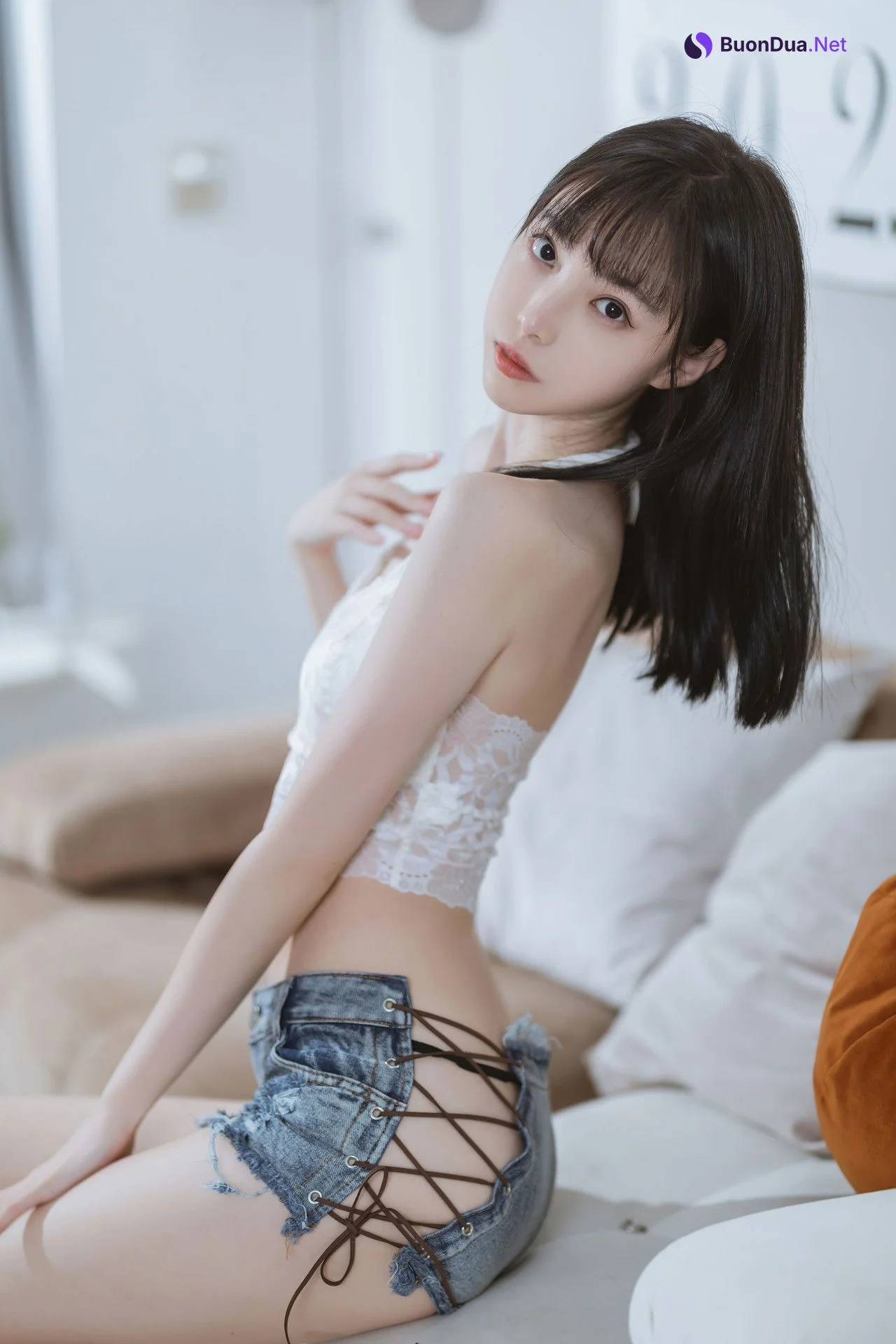 Cosplay 许岚LAN 纯欲吊带 - 写真 17