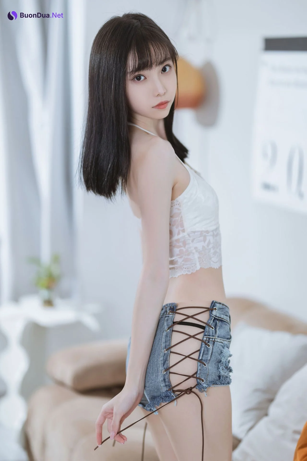 Cosplay 许岚LAN 纯欲吊带 - 写真 19