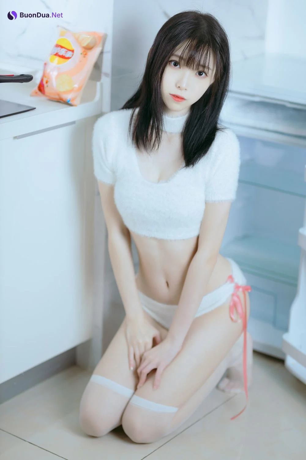 Cosplay 许岚LAN – 纯欲毛衣 - 写真 14