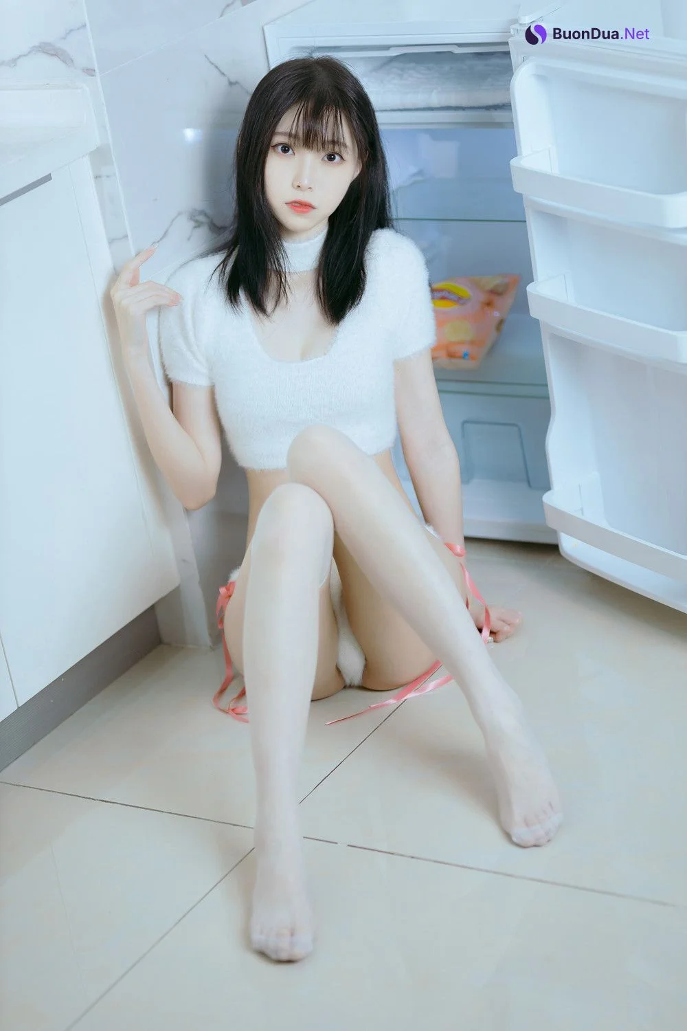 Cosplay 许岚LAN – 纯欲毛衣 - 写真 17