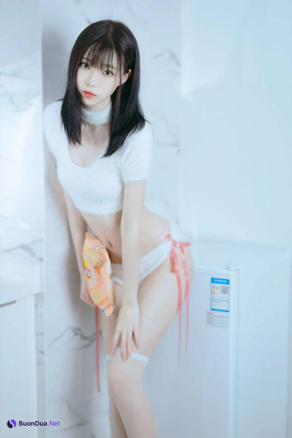 Cosplay 许岚LAN – 纯欲毛衣 - 写真 2