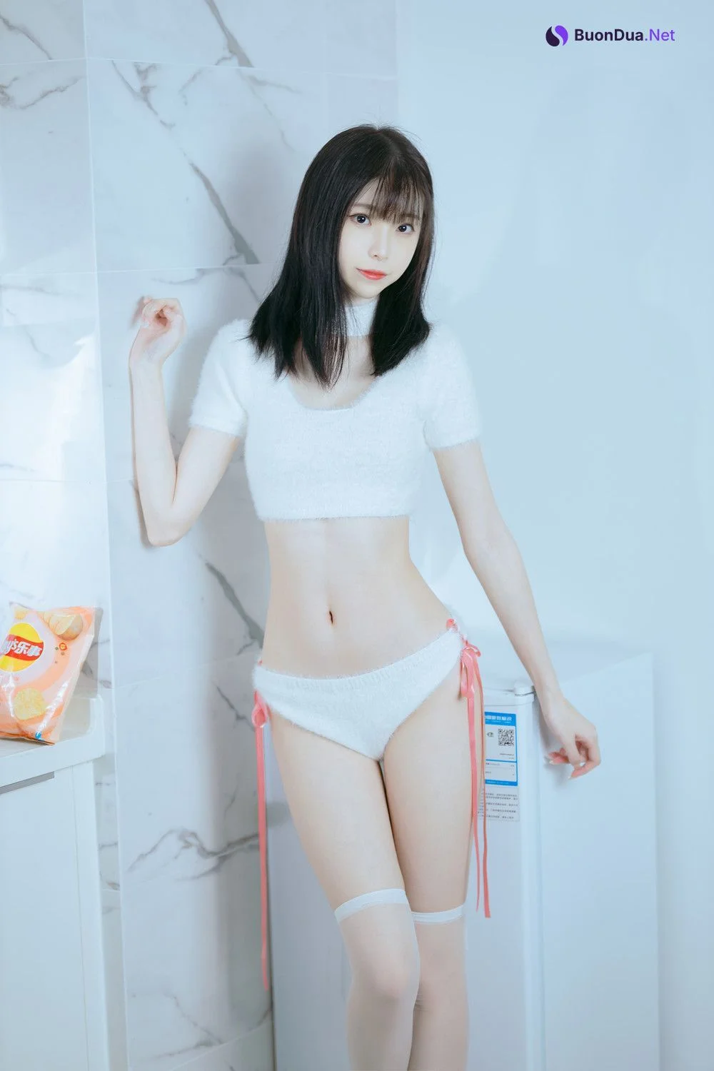 Cosplay 许岚LAN – 纯欲毛衣 - 写真 3