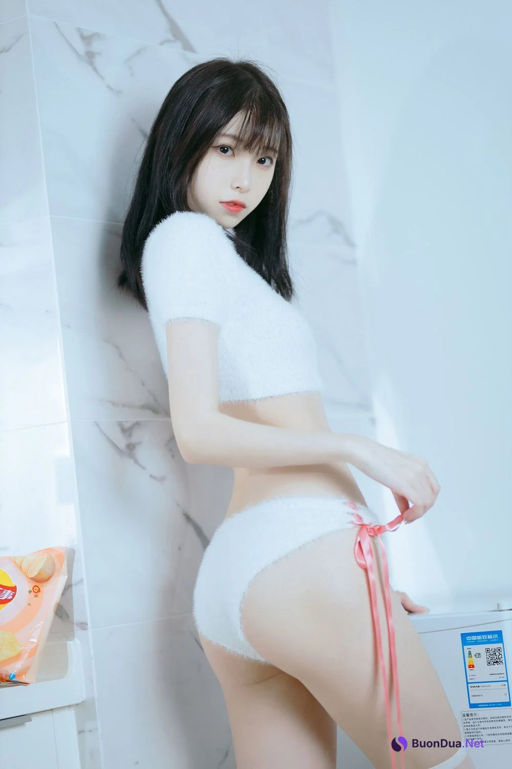 Cosplay 许岚LAN – 纯欲毛衣 - 写真 8