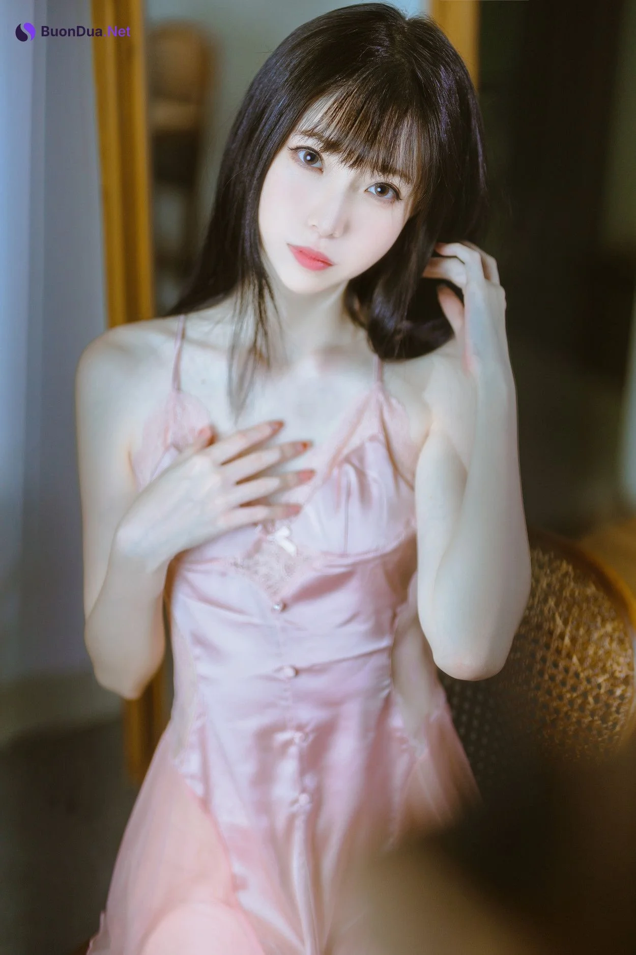 Cosplay 许岚LAN 半透粉纱 - Photo 12