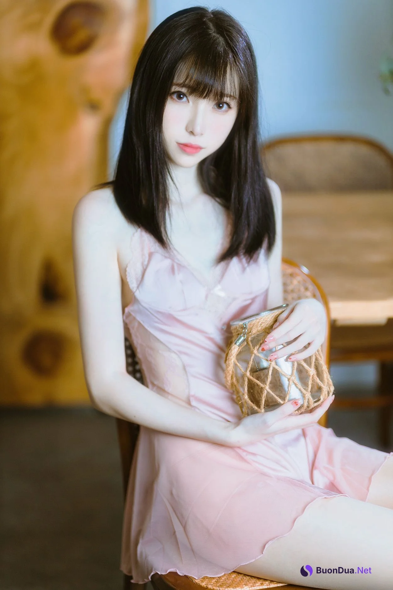 Cosplay 许岚LAN 半透粉纱 - Photo 15