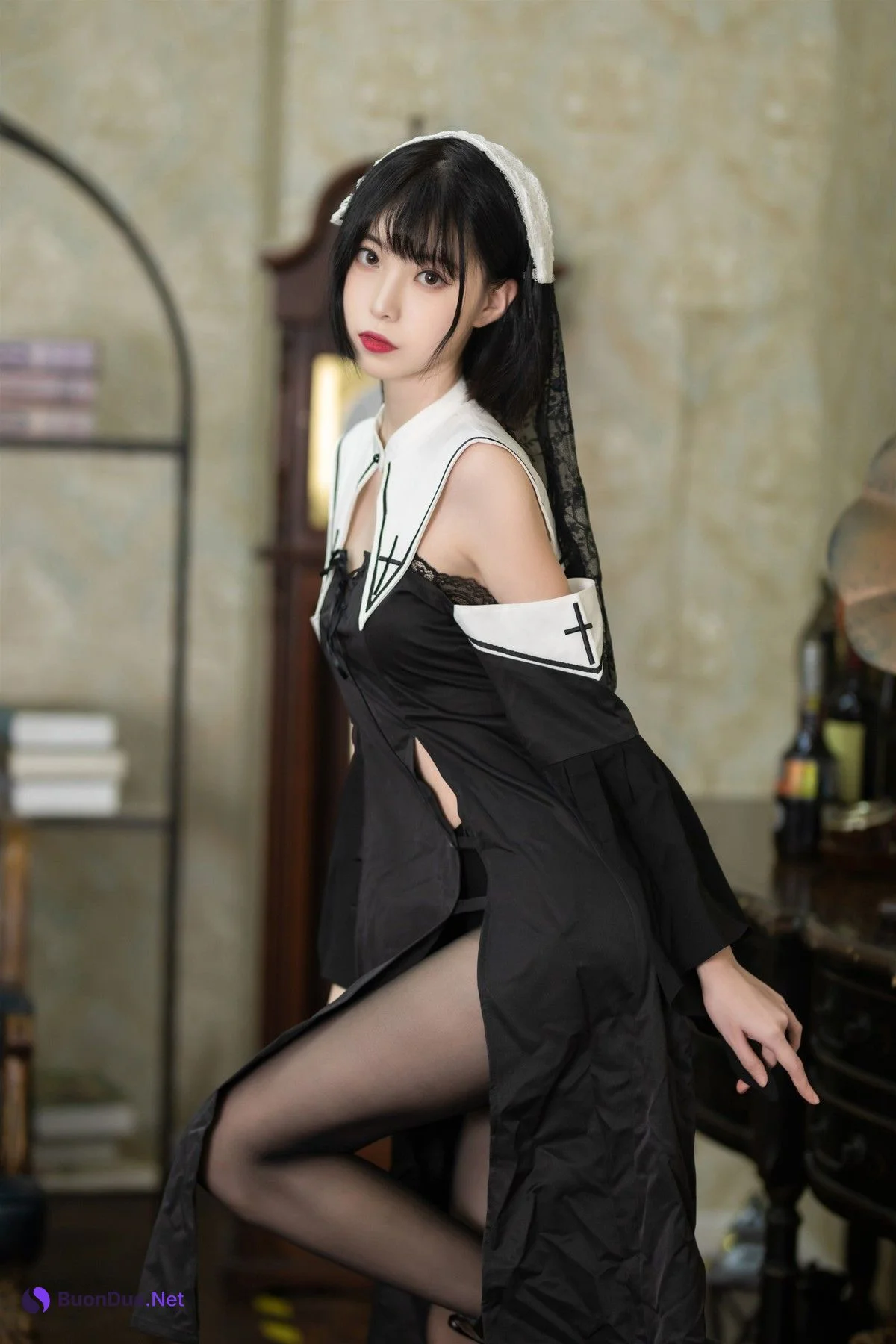 Cosplay 许岚 叁月life 暗黑修女 - Photo 11