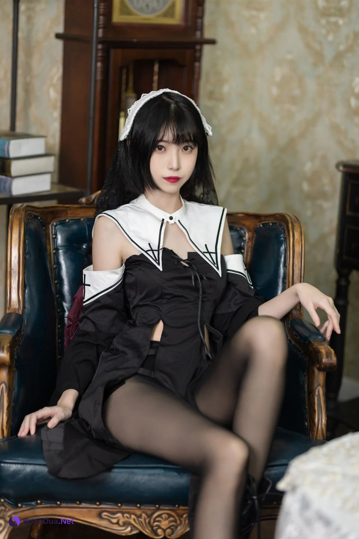 Cosplay 许岚 叁月life 暗黑修女 - Photo 13