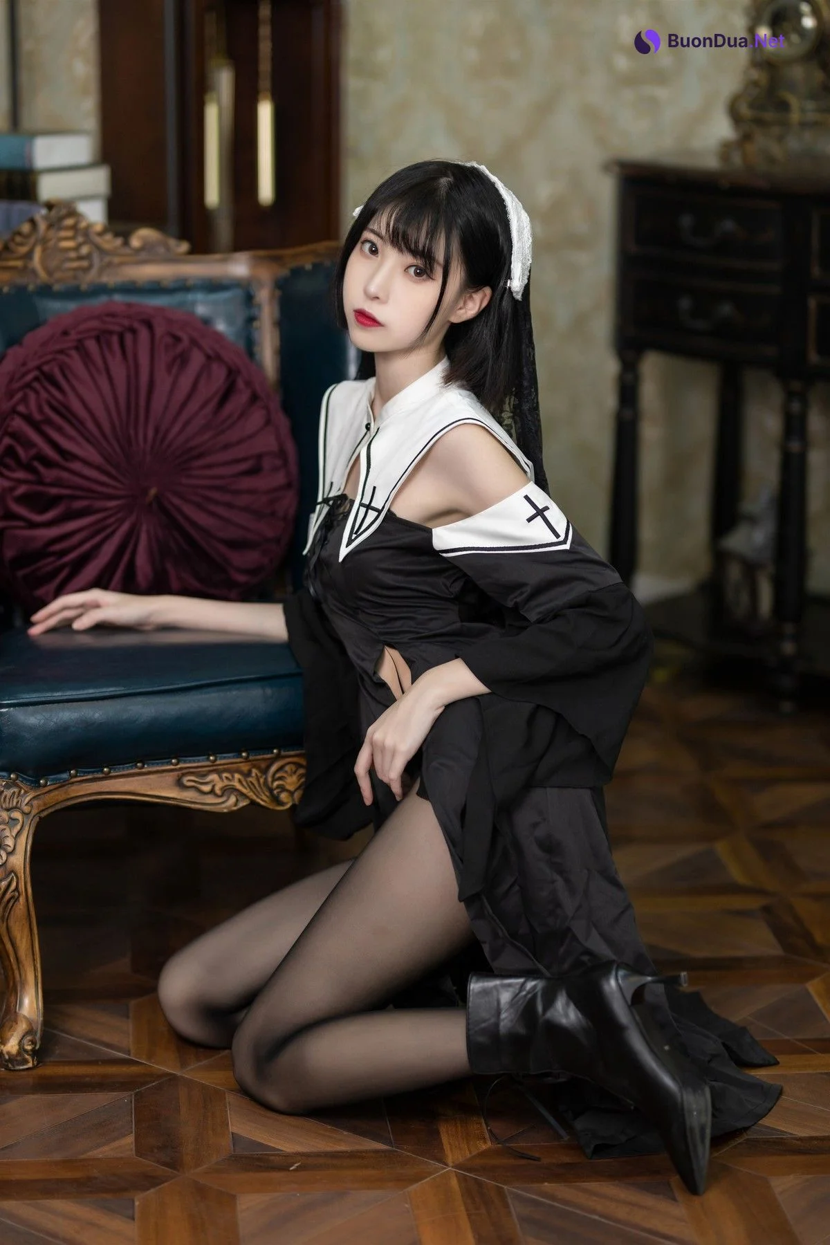 Cosplay 许岚 叁月life 暗黑修女 - Photo 18