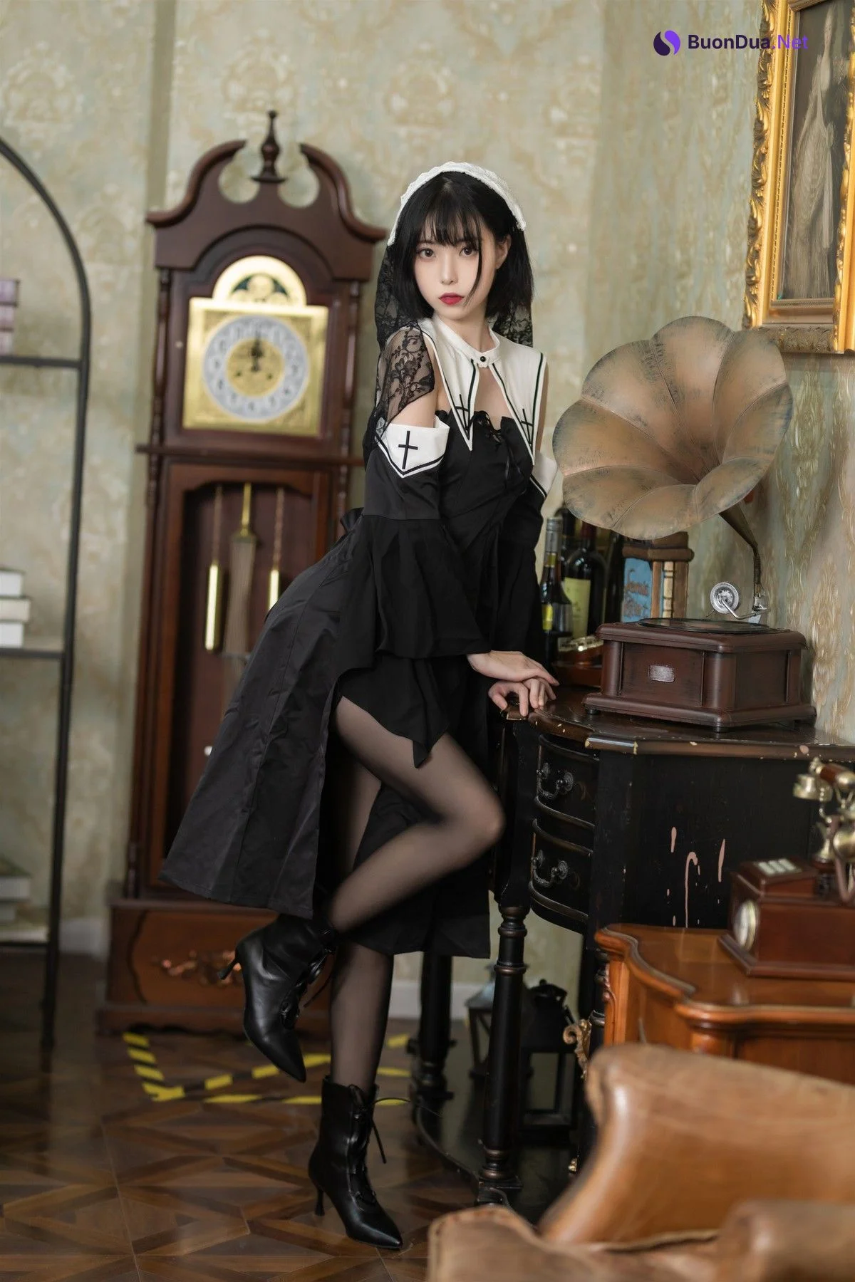 Cosplay 许岚 叁月life 暗黑修女 - Photo 5