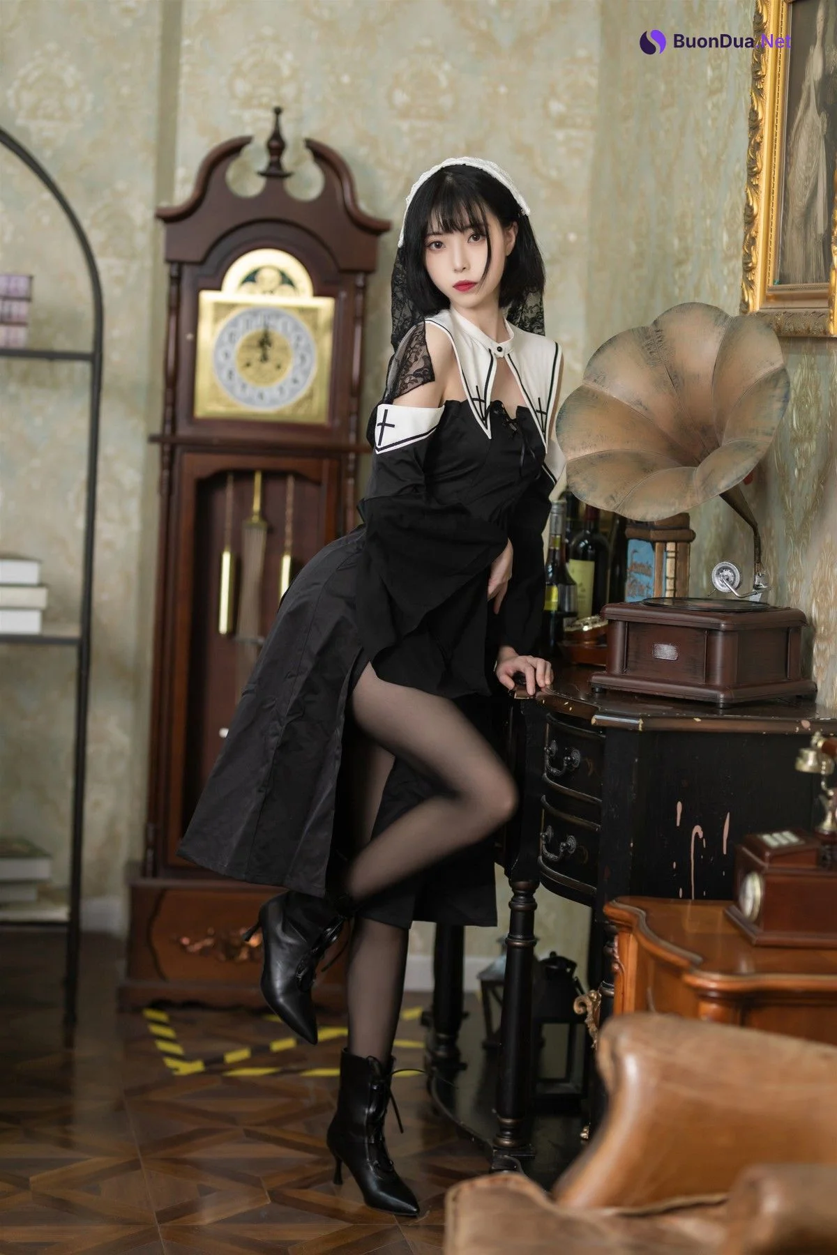 Cosplay 许岚 叁月life 暗黑修女 - Photo 6