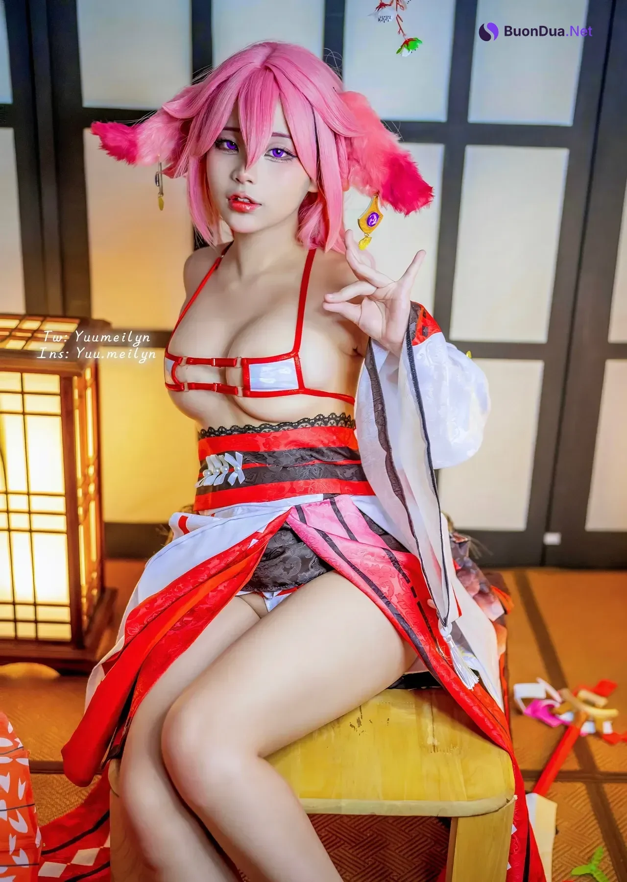 Cosplay linhi_cute Yuumeilyn – 八重神子 - Photo 18