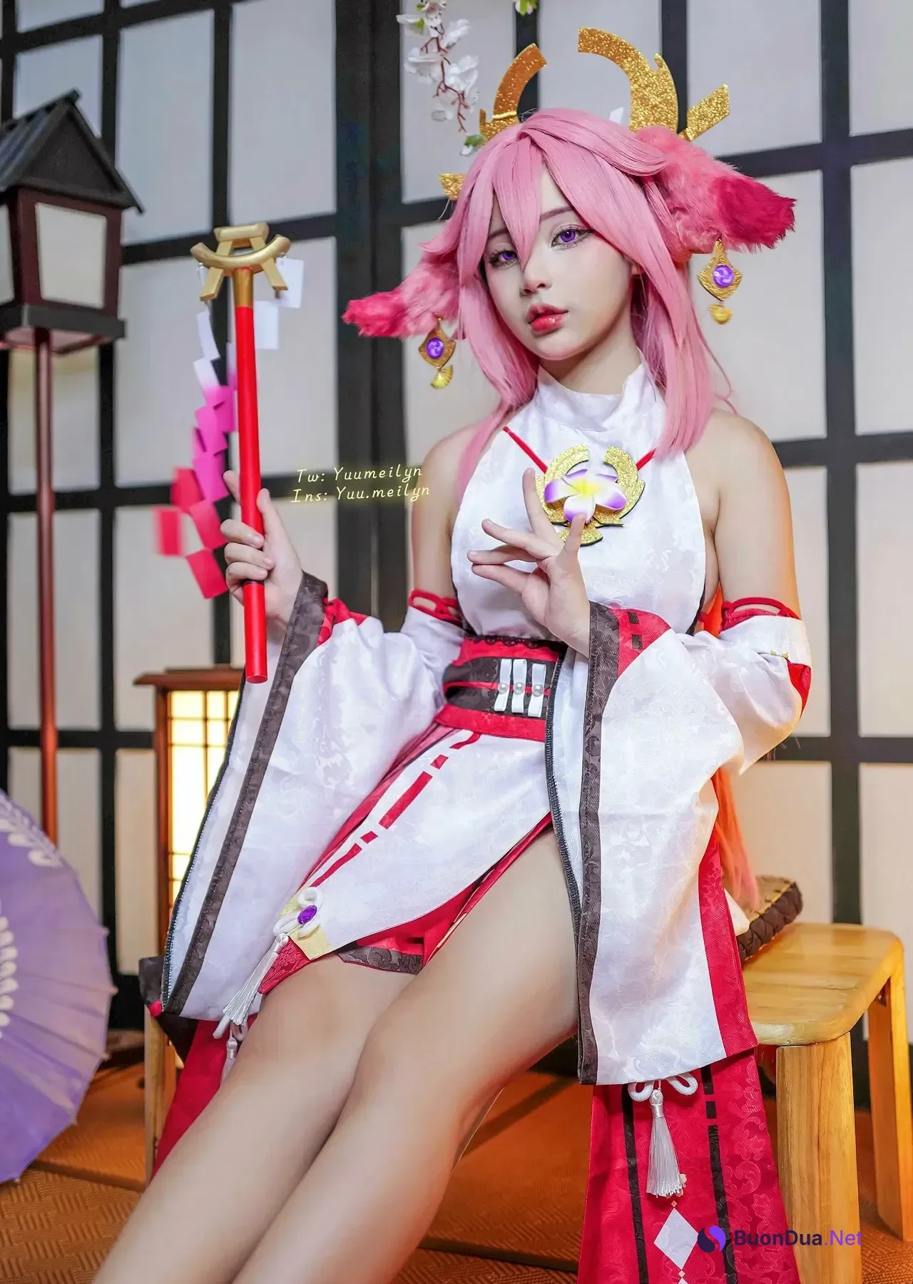 Cosplay linhi_cute Yuumeilyn – 八重神子 - Photo 2