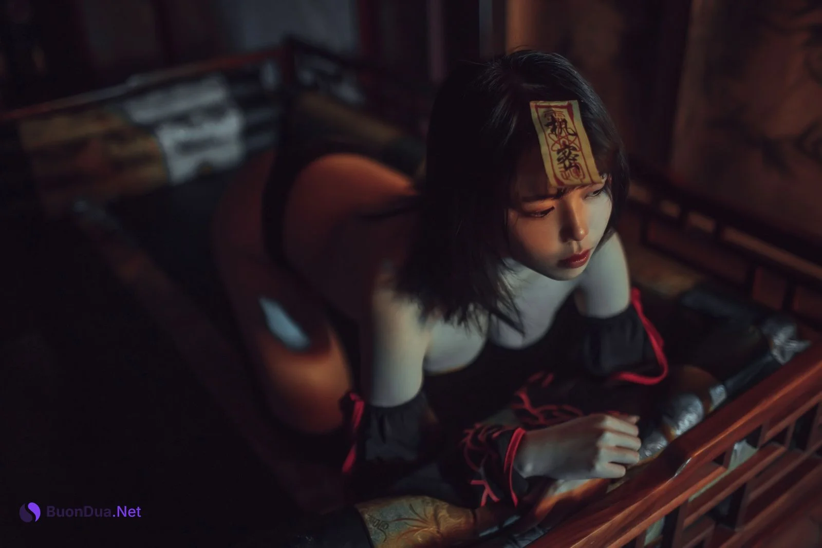Cosplay 七月喵子 小僵尸 Little Zombie - Photo 18
