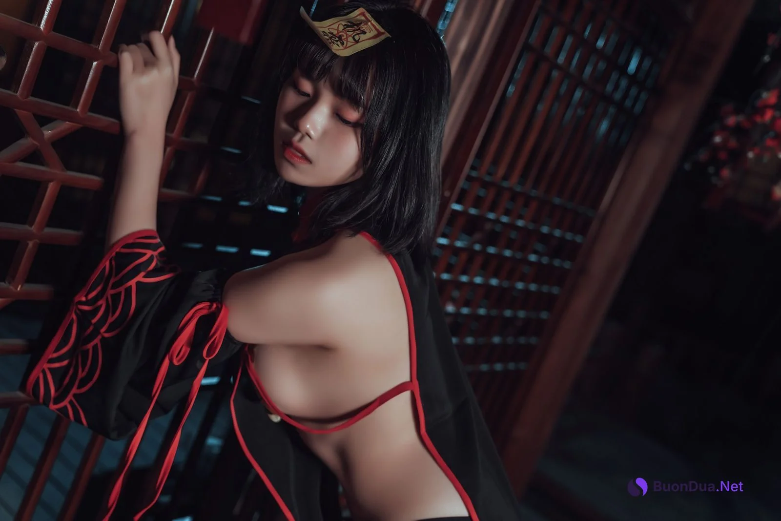 Cosplay 七月喵子 小僵尸 Little Zombie - Photo 4