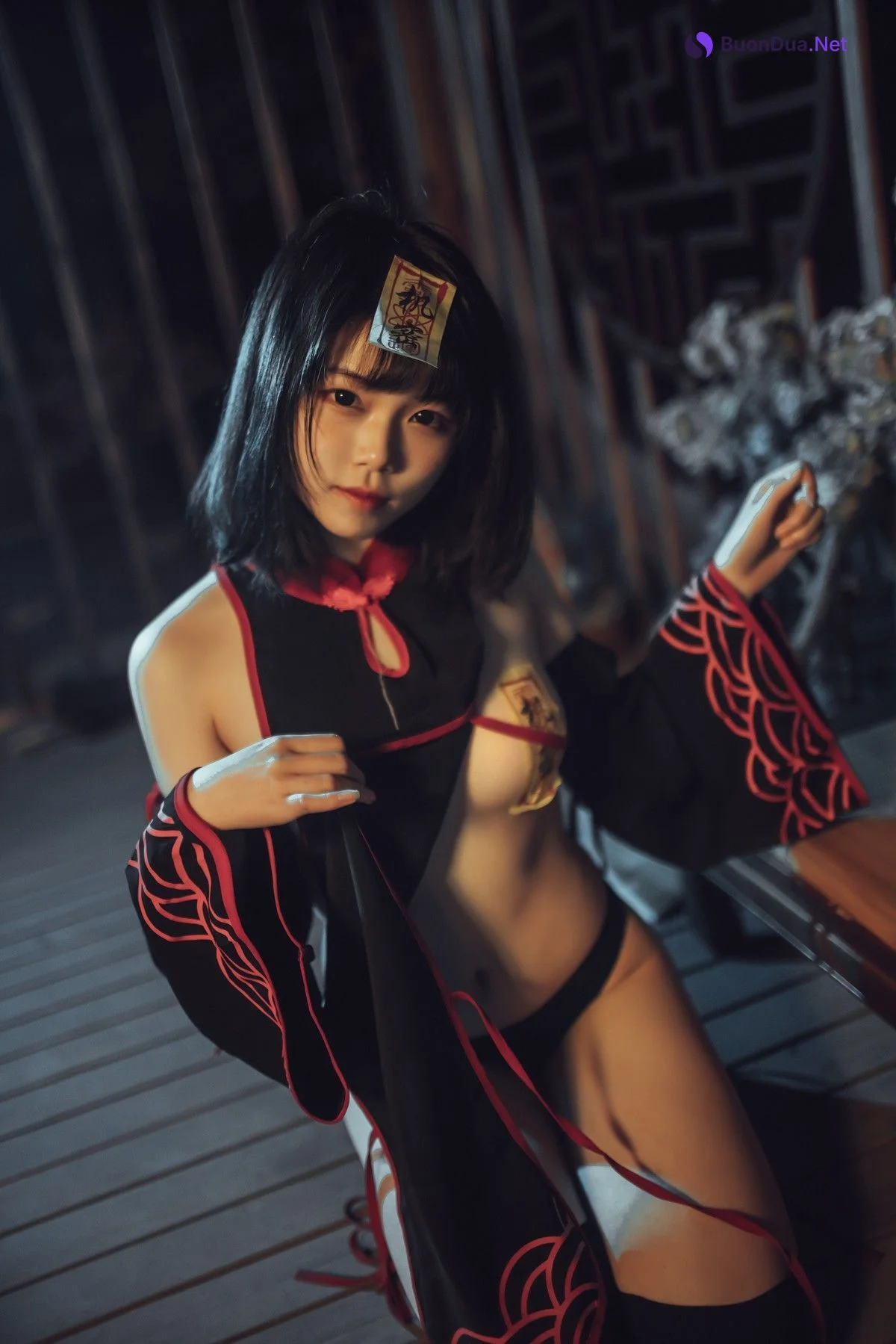 Cosplay 七月喵子 小僵尸 Little Zombie - Photo 8