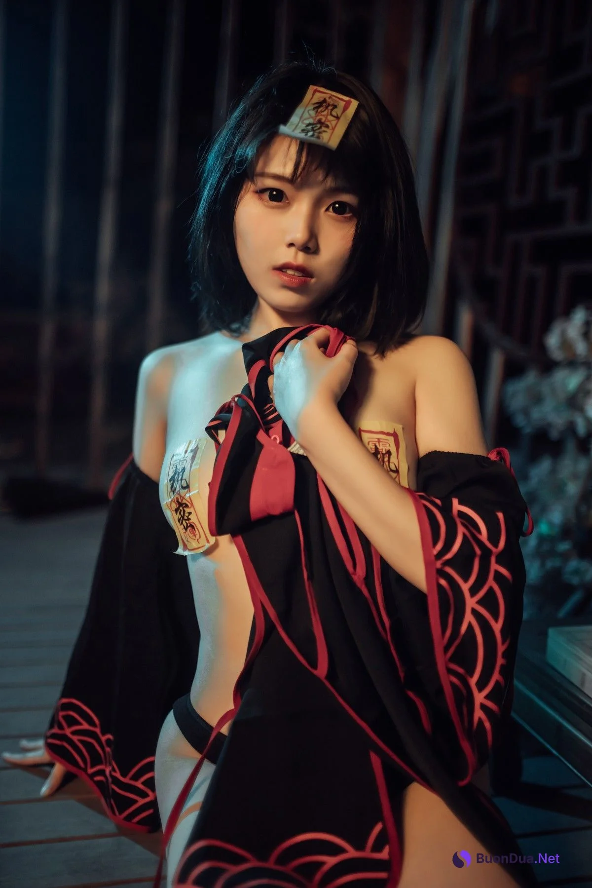 Cosplay 七月喵子 小僵尸 Little Zombie - Photo 9