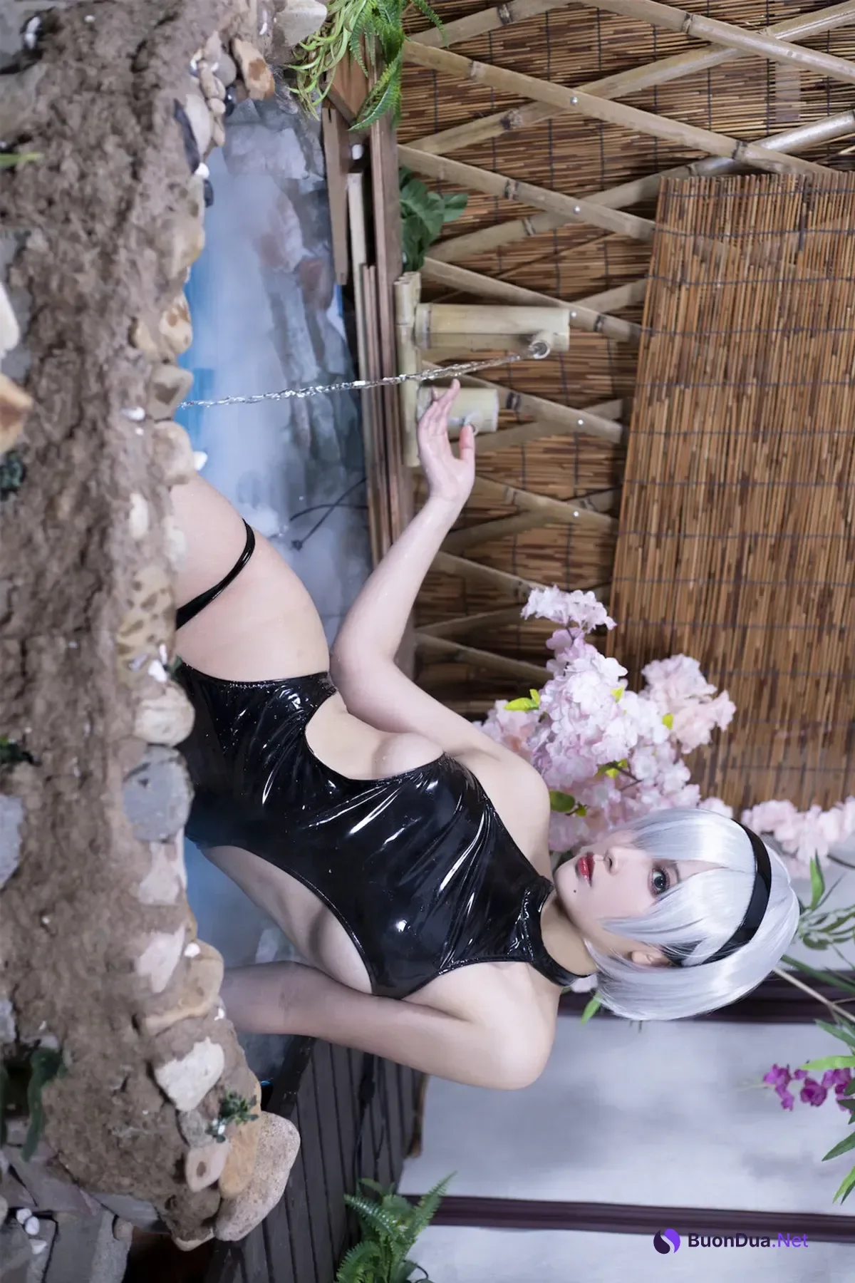 Cosplay 洛璃LoLiSAMA – 尼尔：机械纪元 2B 竞泳 - Photo 17