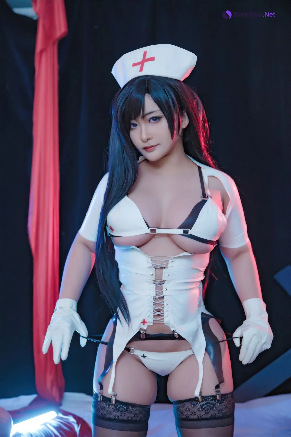 Cosplay 洛璃LoLiSAMA 蒂法护士 - Photo 18