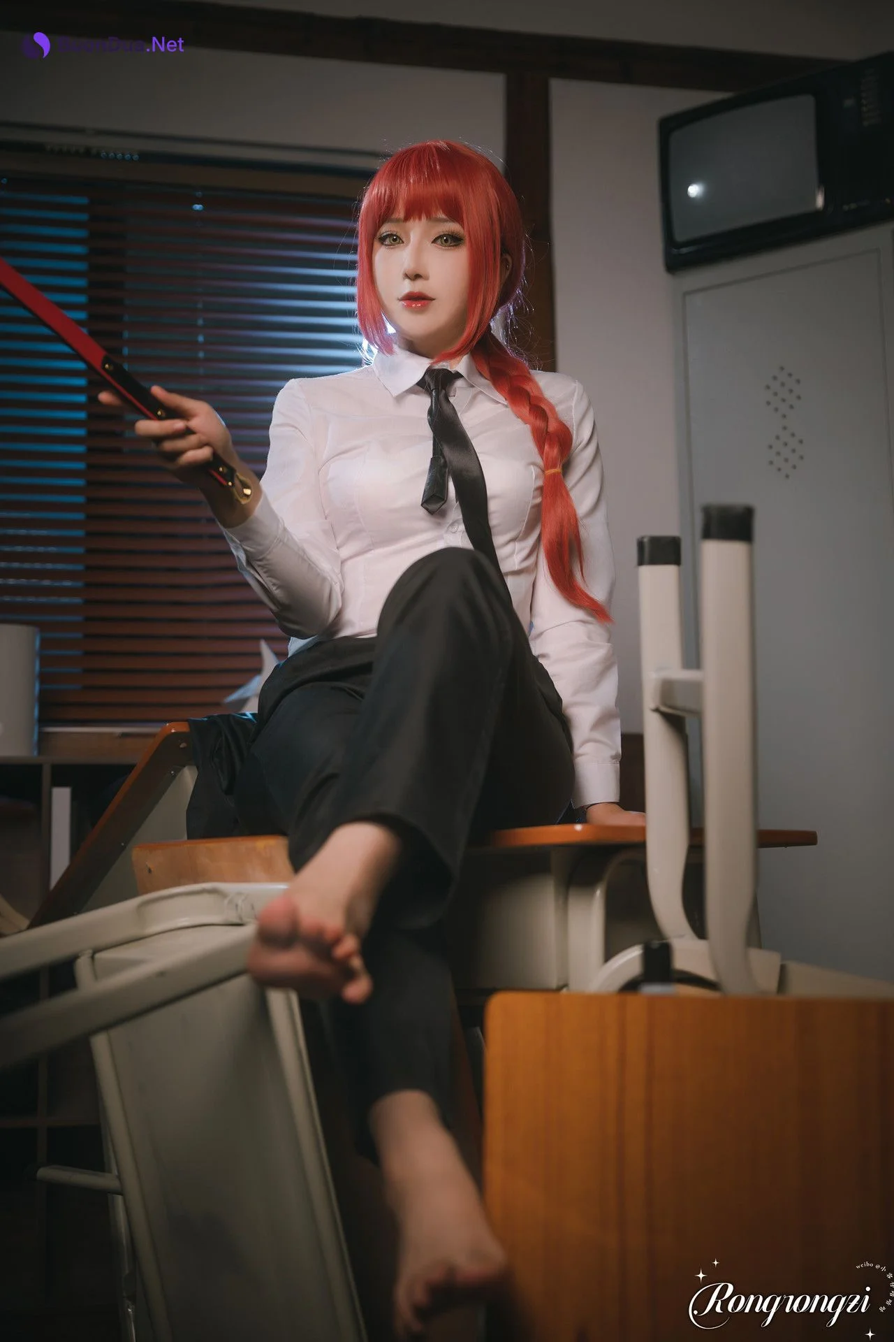 Cosplay 洛璃LoLiSAMA 链锯人 玛奇玛 - Photo 4