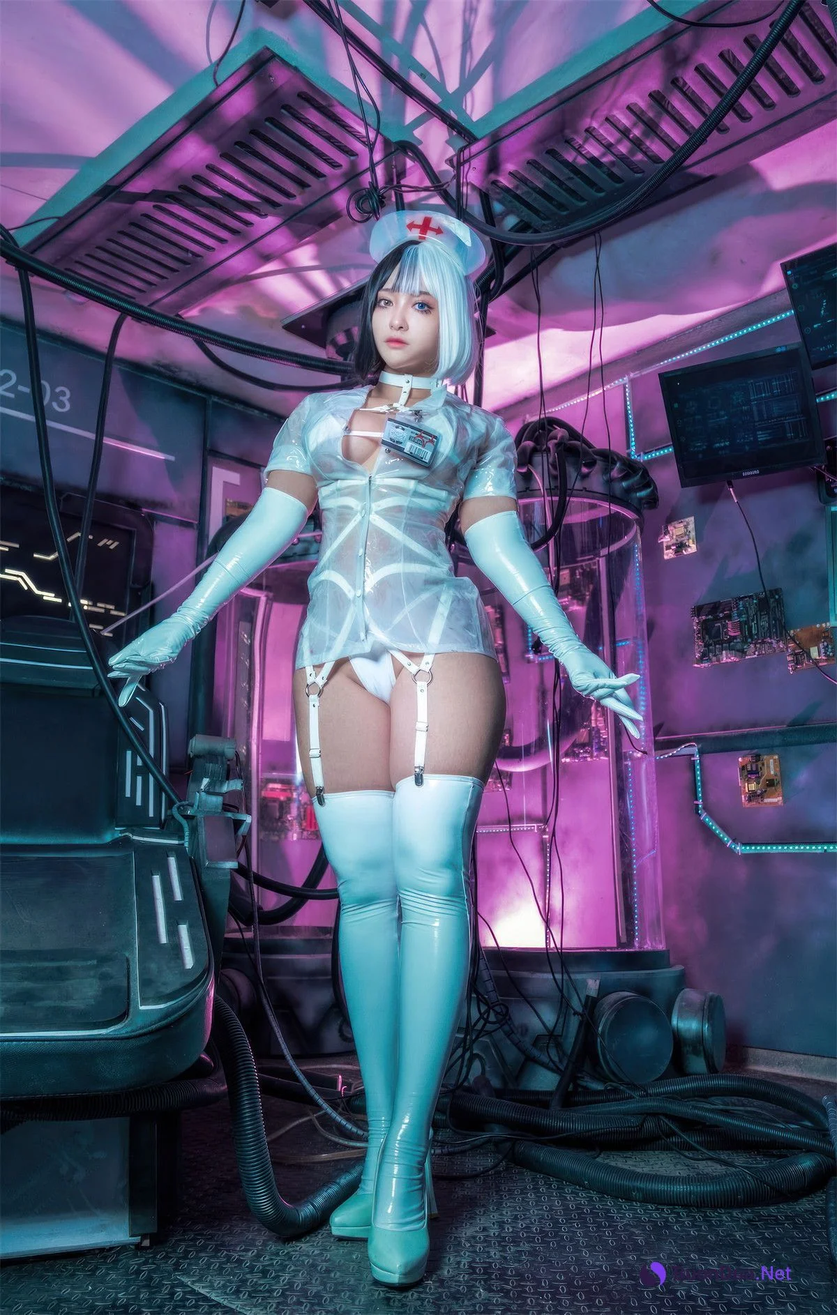 Cosplay 洛璃LoLiSAMA 透明护士 - Photo 13