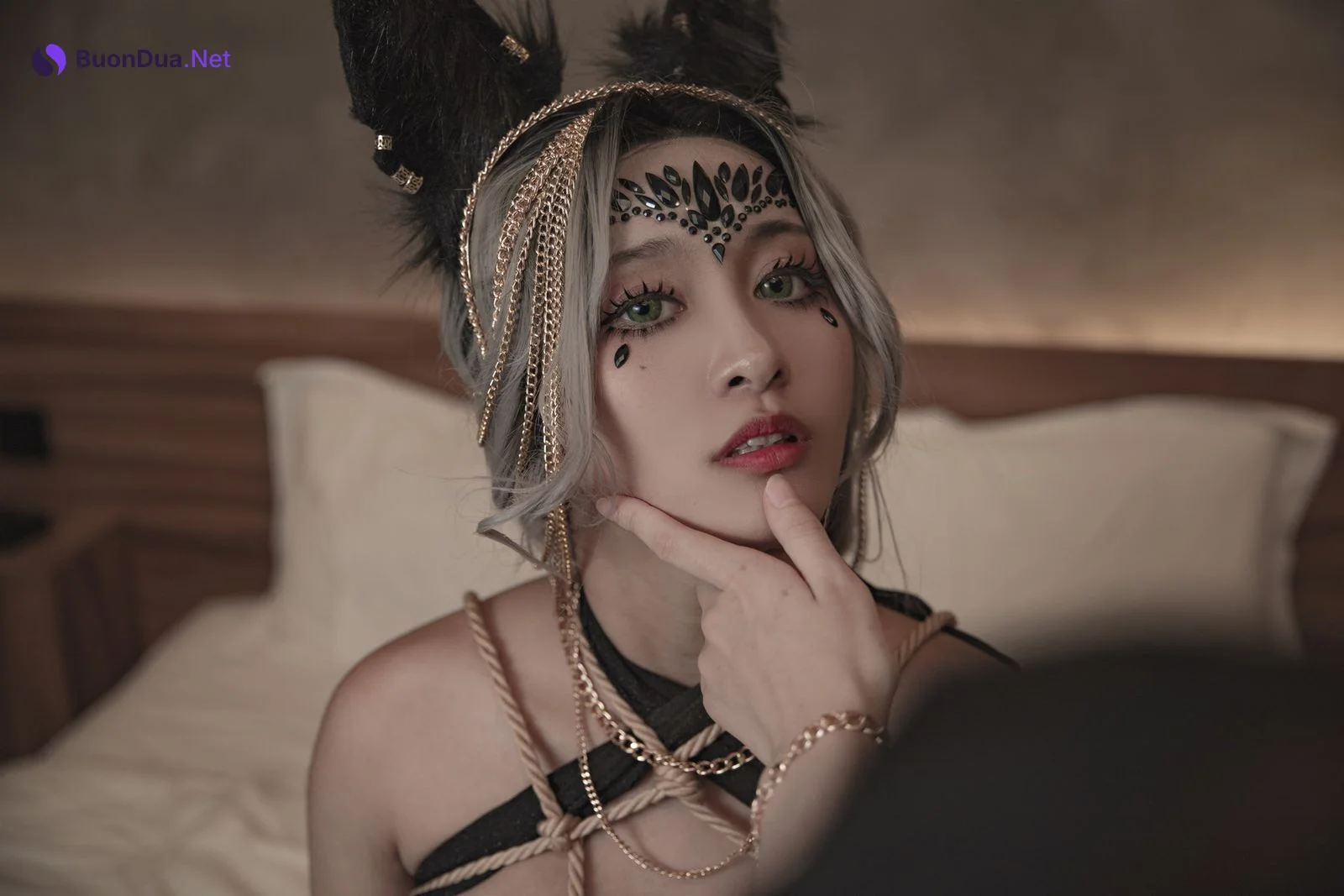 Cosplay 洛璃LoLiSAMA 狼少女 狼女的调教 Set.02 - Photo 20