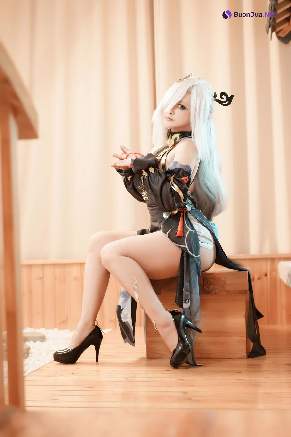 Cosplay 洛璃LoLiSAMA 申鹤 Shenhe - Photo 13
