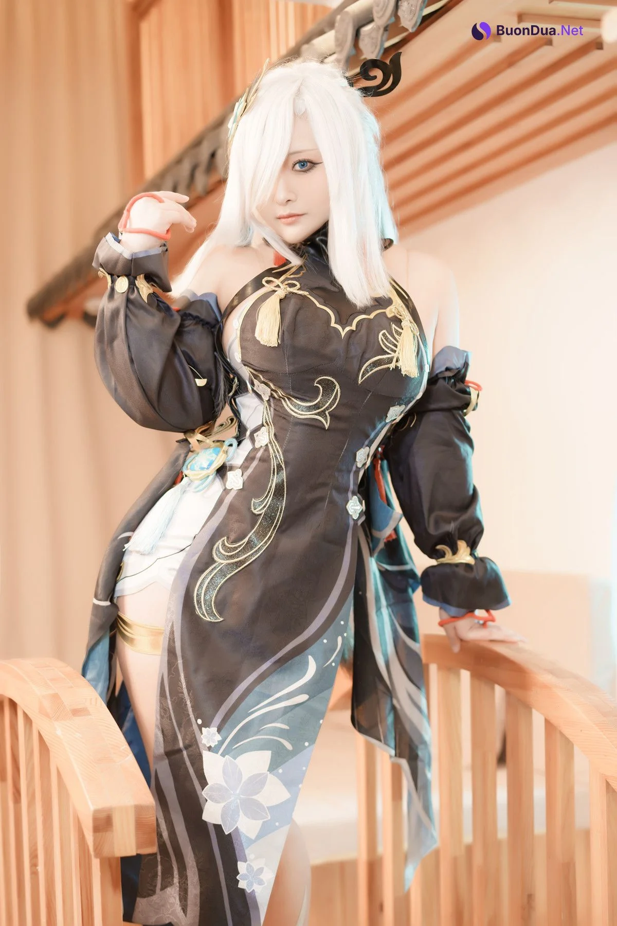 Cosplay 洛璃LoLiSAMA 申鹤 Shenhe - Photo 2