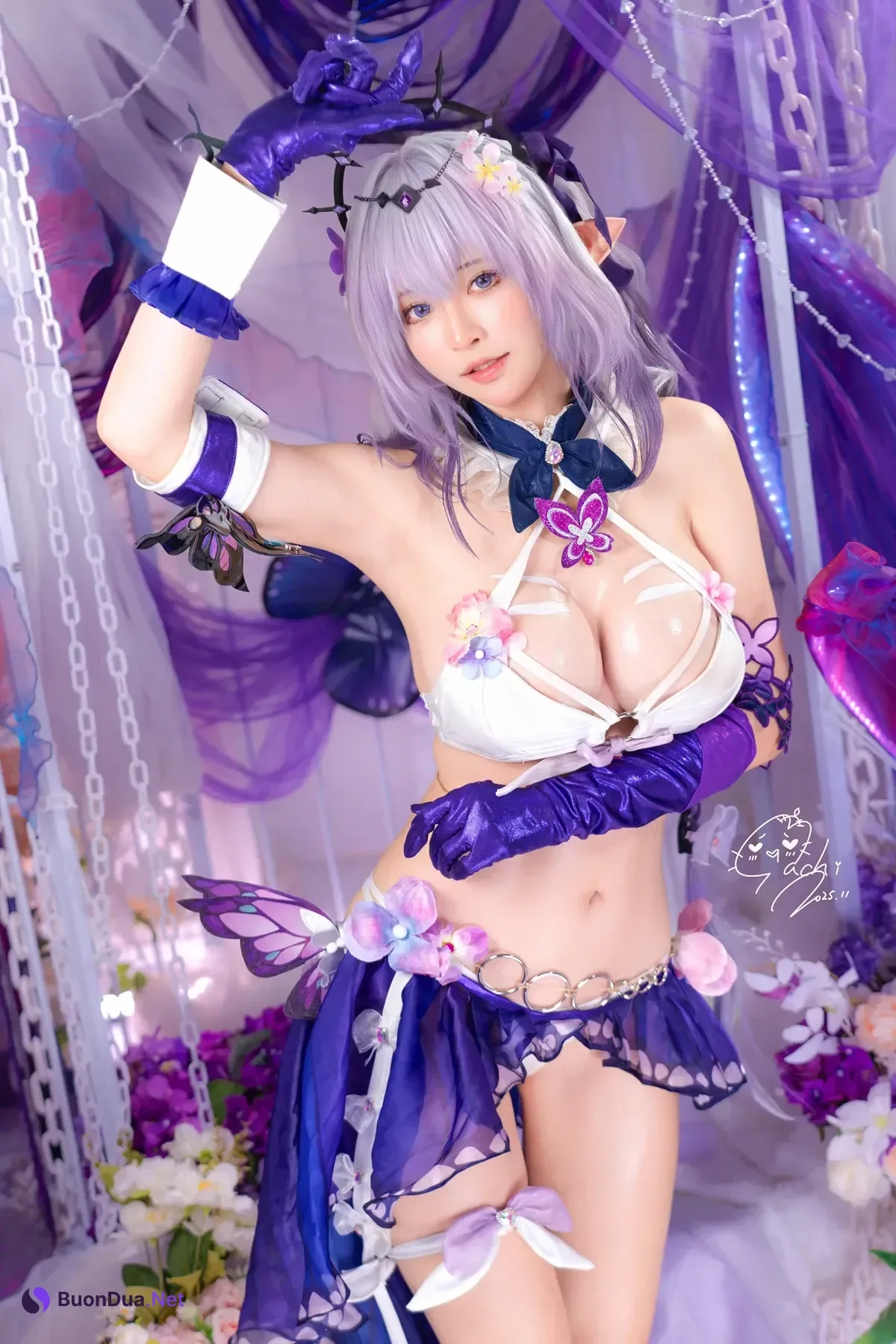 Cosplay Machi馬吉 – 水着 聖女の裏の危ない姿 第一弾 - Photo 11