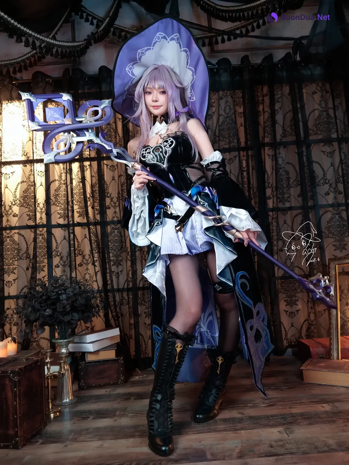 Cosplay Machi馬吉 – 大黑塔 The Herta - Photo 19