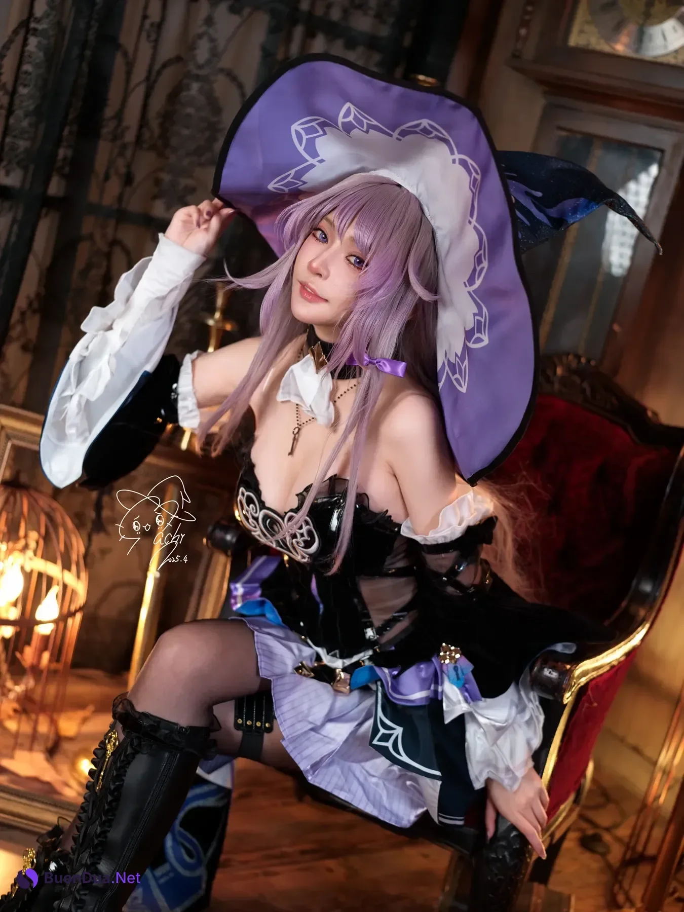 Cosplay Machi馬吉 – 大黑塔 The Herta - Photo 4
