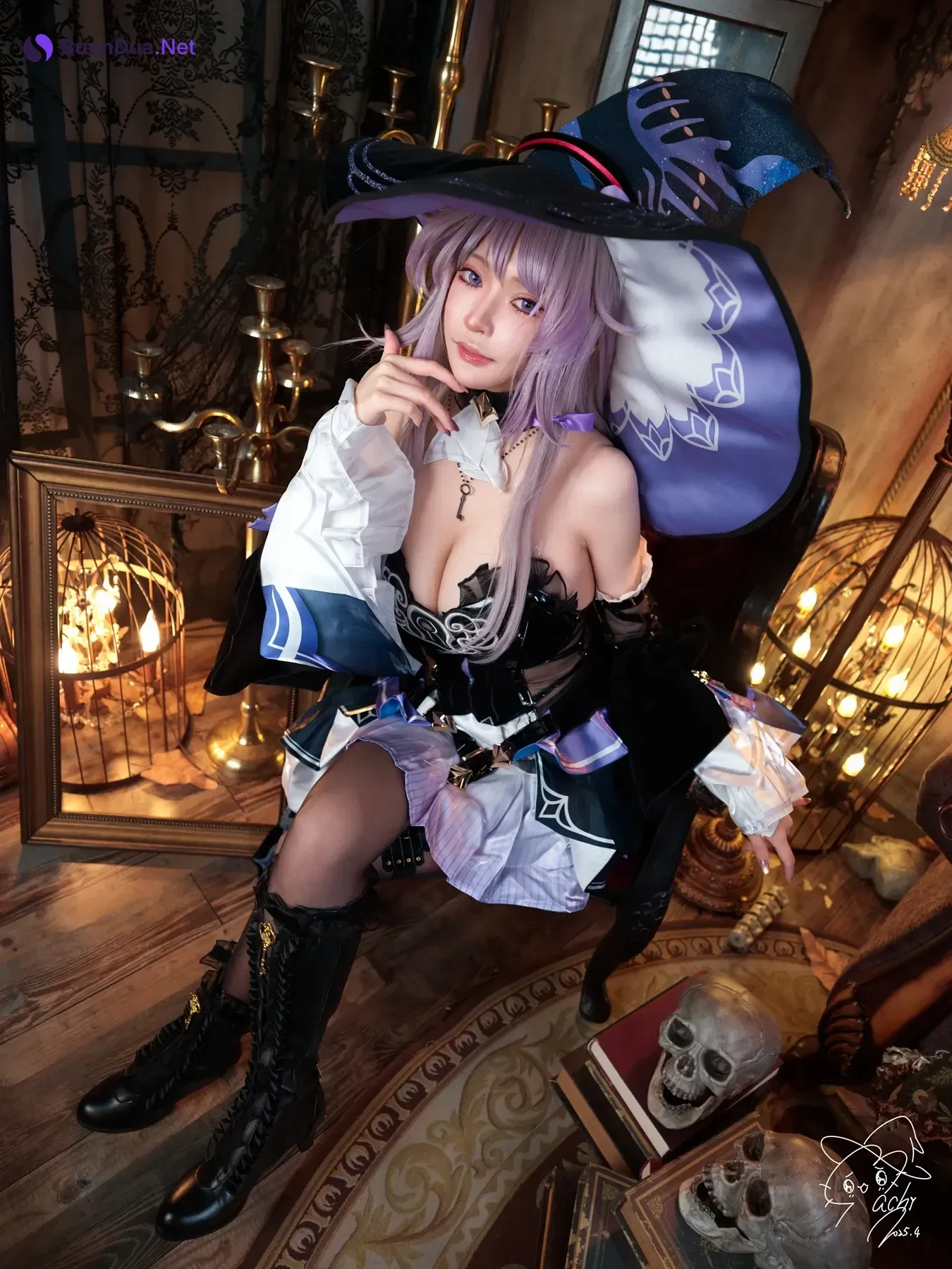 Cosplay Machi馬吉 – 大黑塔 The Herta - Photo 6