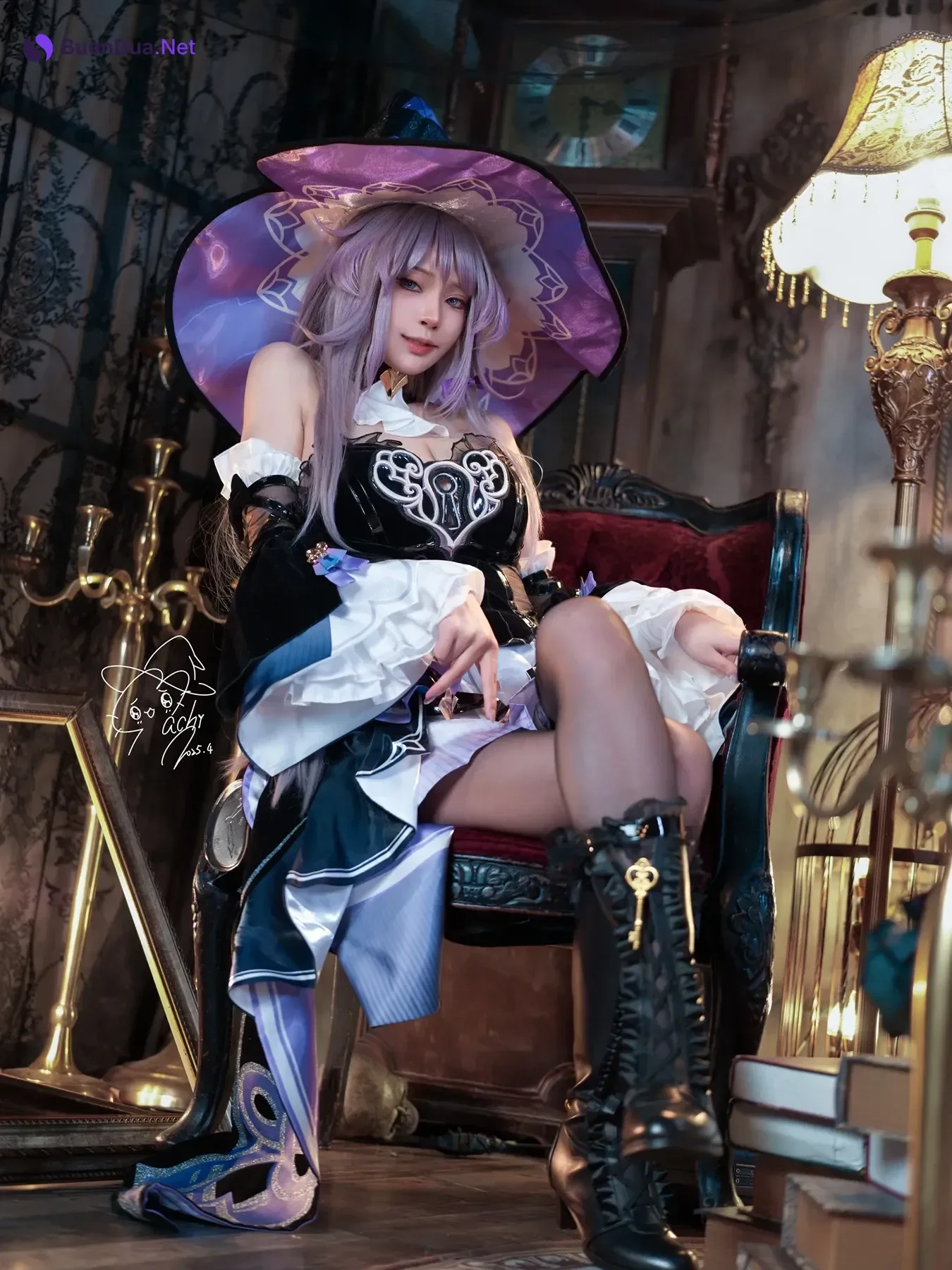 Cosplay Machi馬吉 – 大黑塔 The Herta - Photo 9