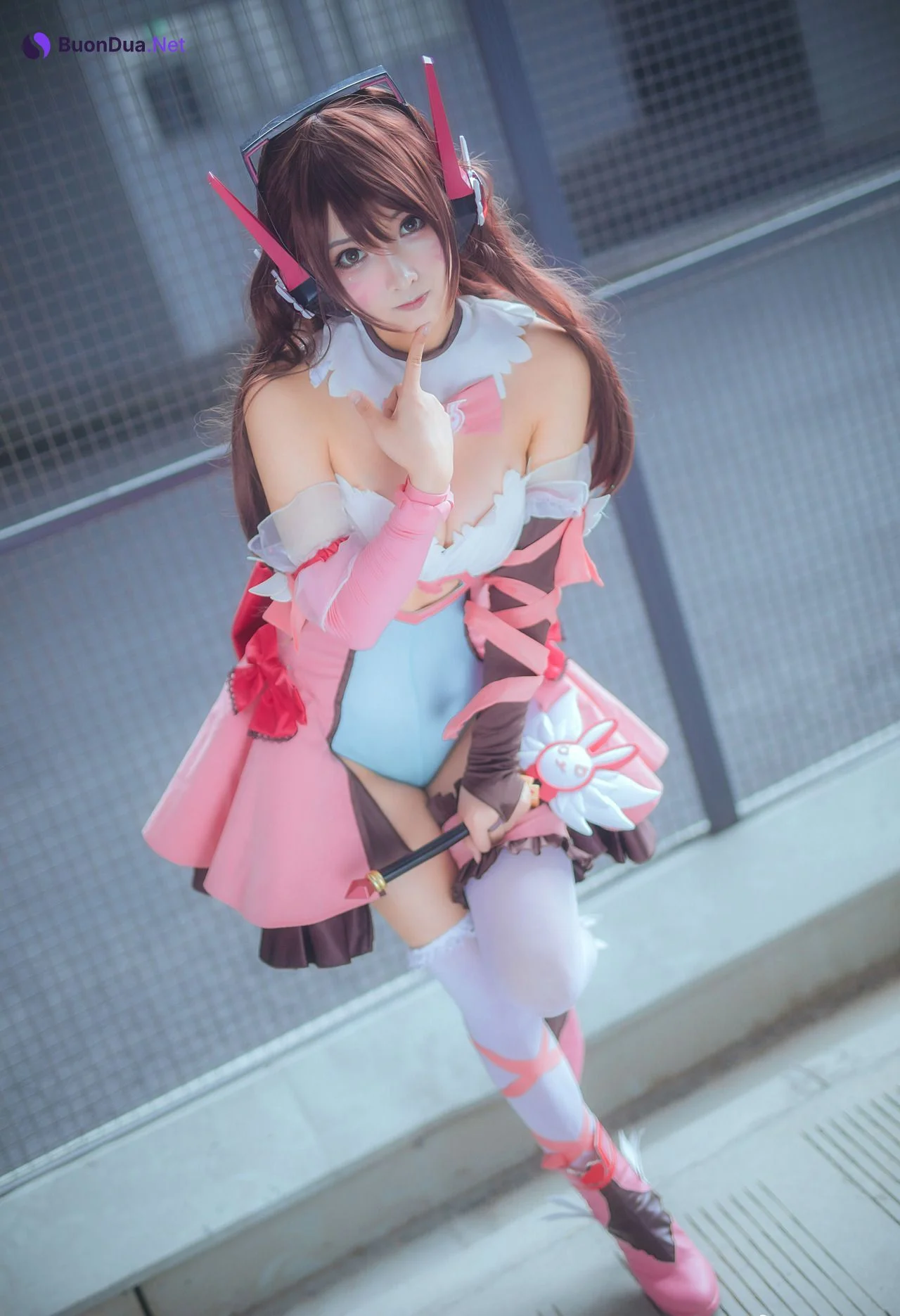 只是简言 Cosplay Magica D.Va - Photo 12