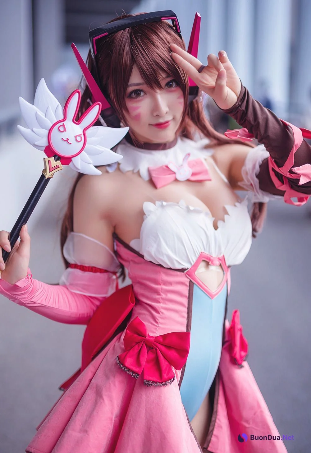 只是简言 Cosplay Magica D.Va - Photo 16