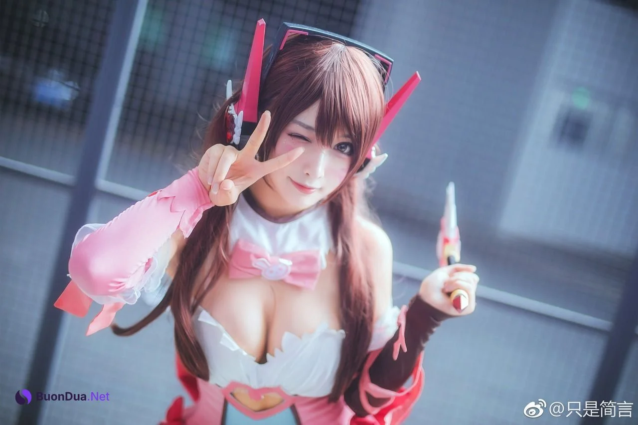 只是简言 Cosplay Magica D.Va - Photo 6