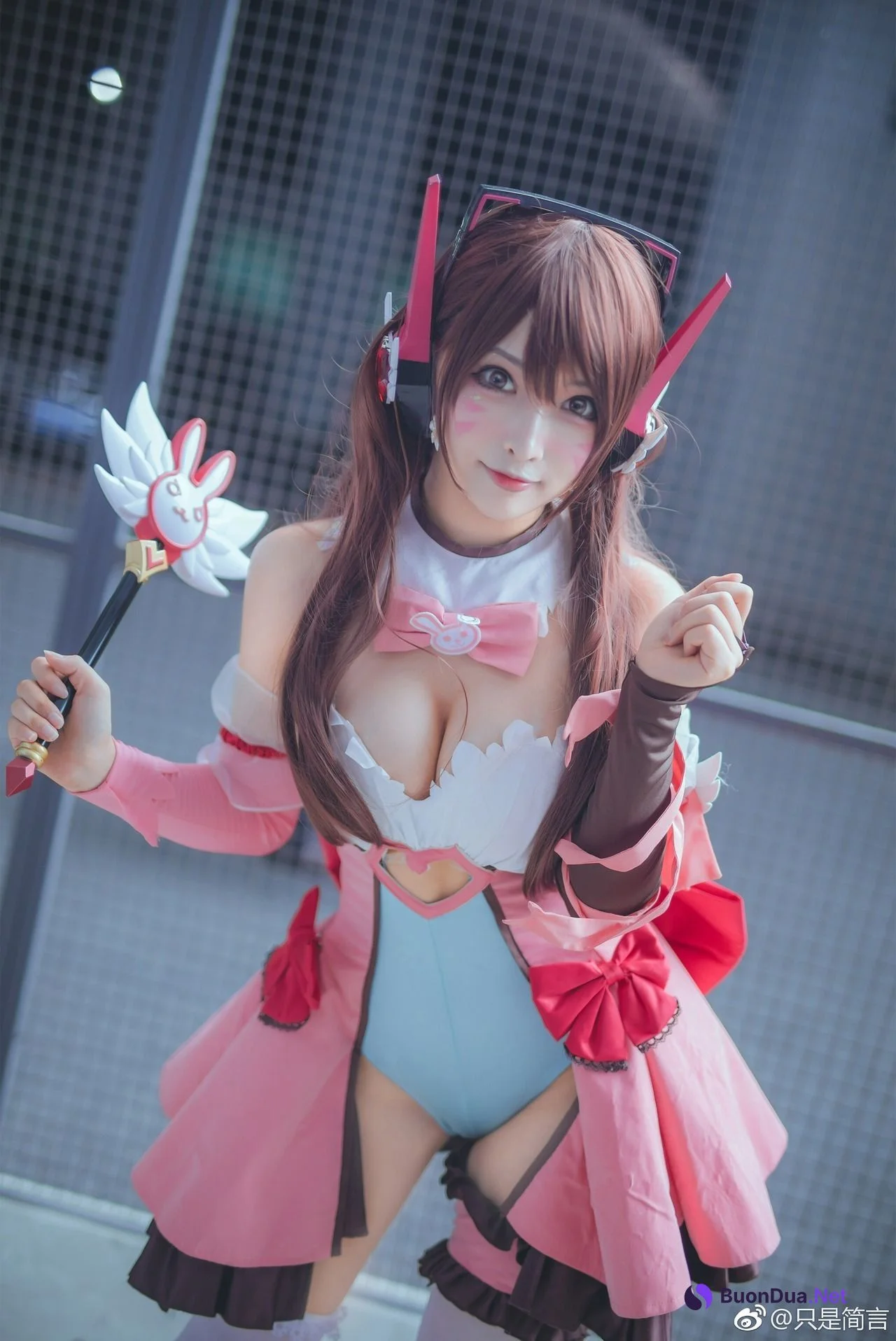 只是简言 Cosplay Magica D.Va - Photo 7