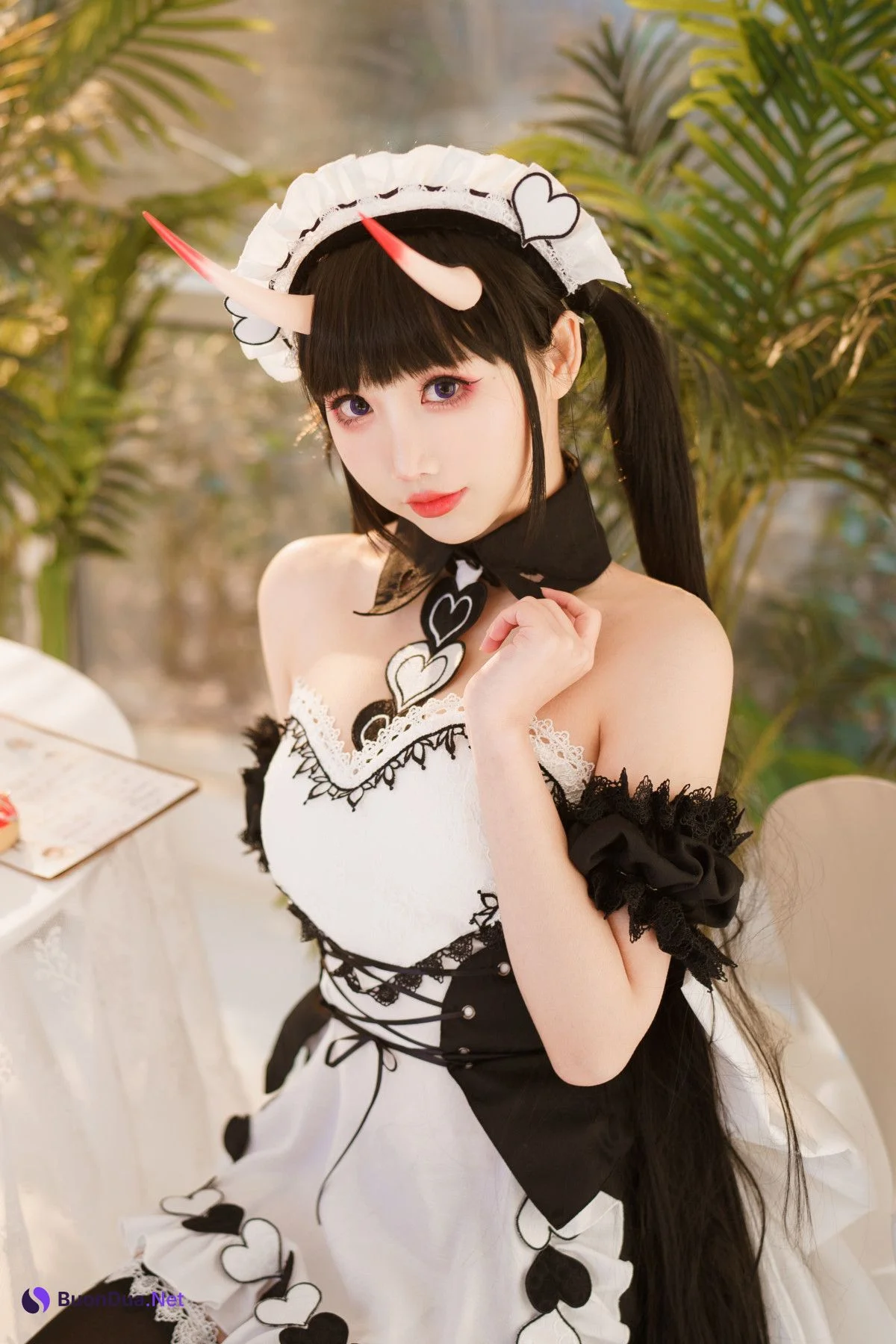 Cosplay 面饼仙儿 能代女仆 Maid - Photo 10